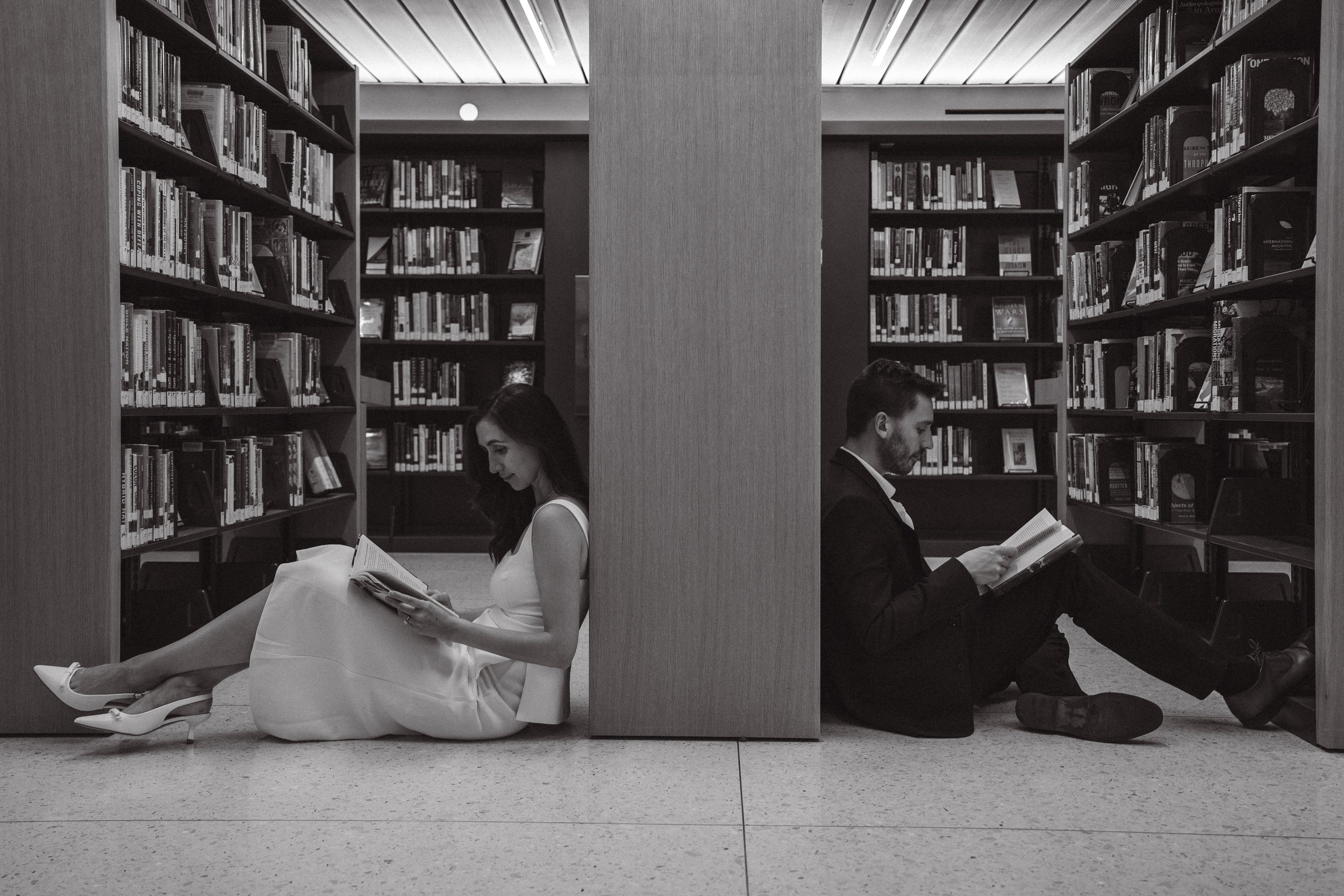 Library love story. New York + destination photographer