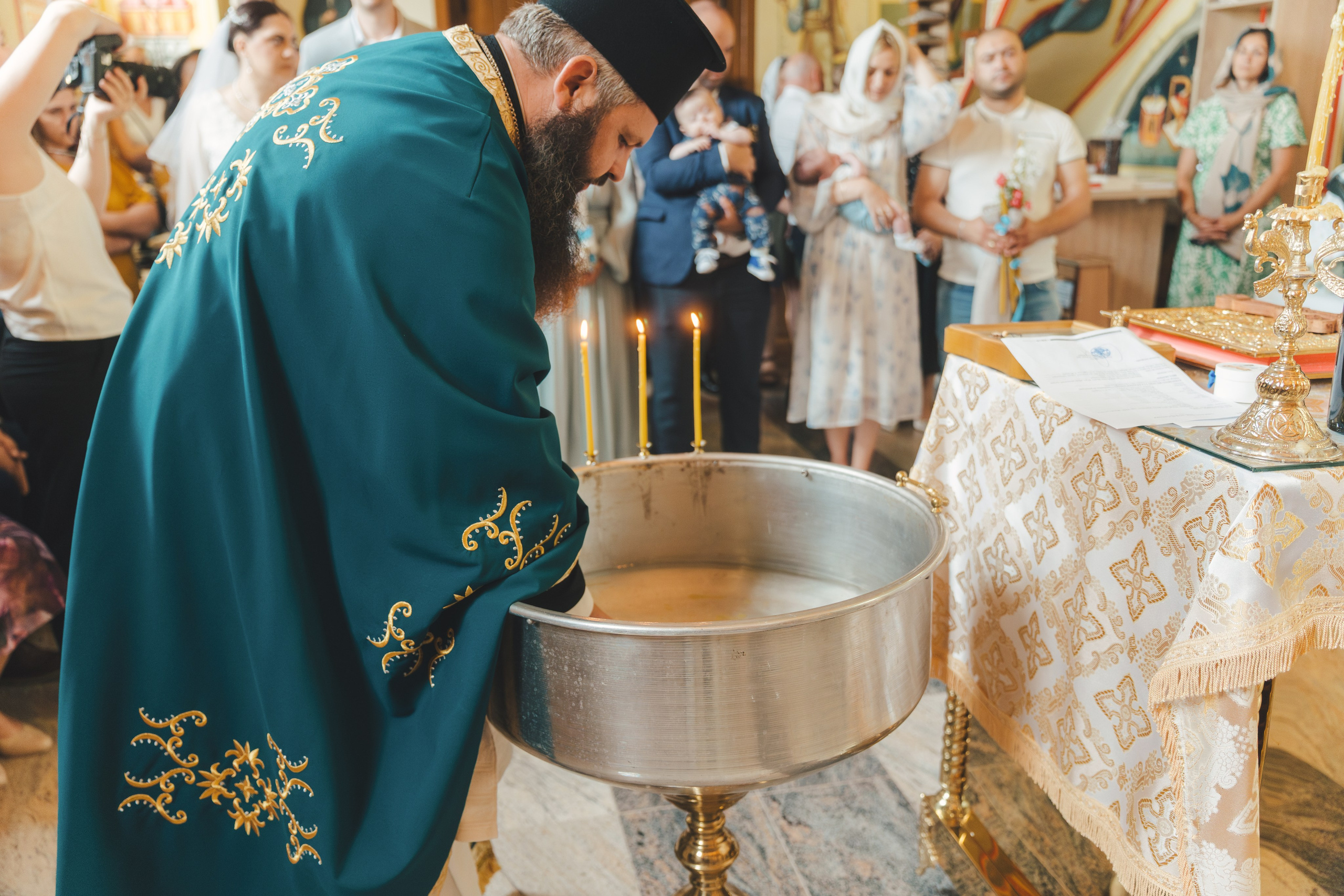 Théo Andrei`s Christening