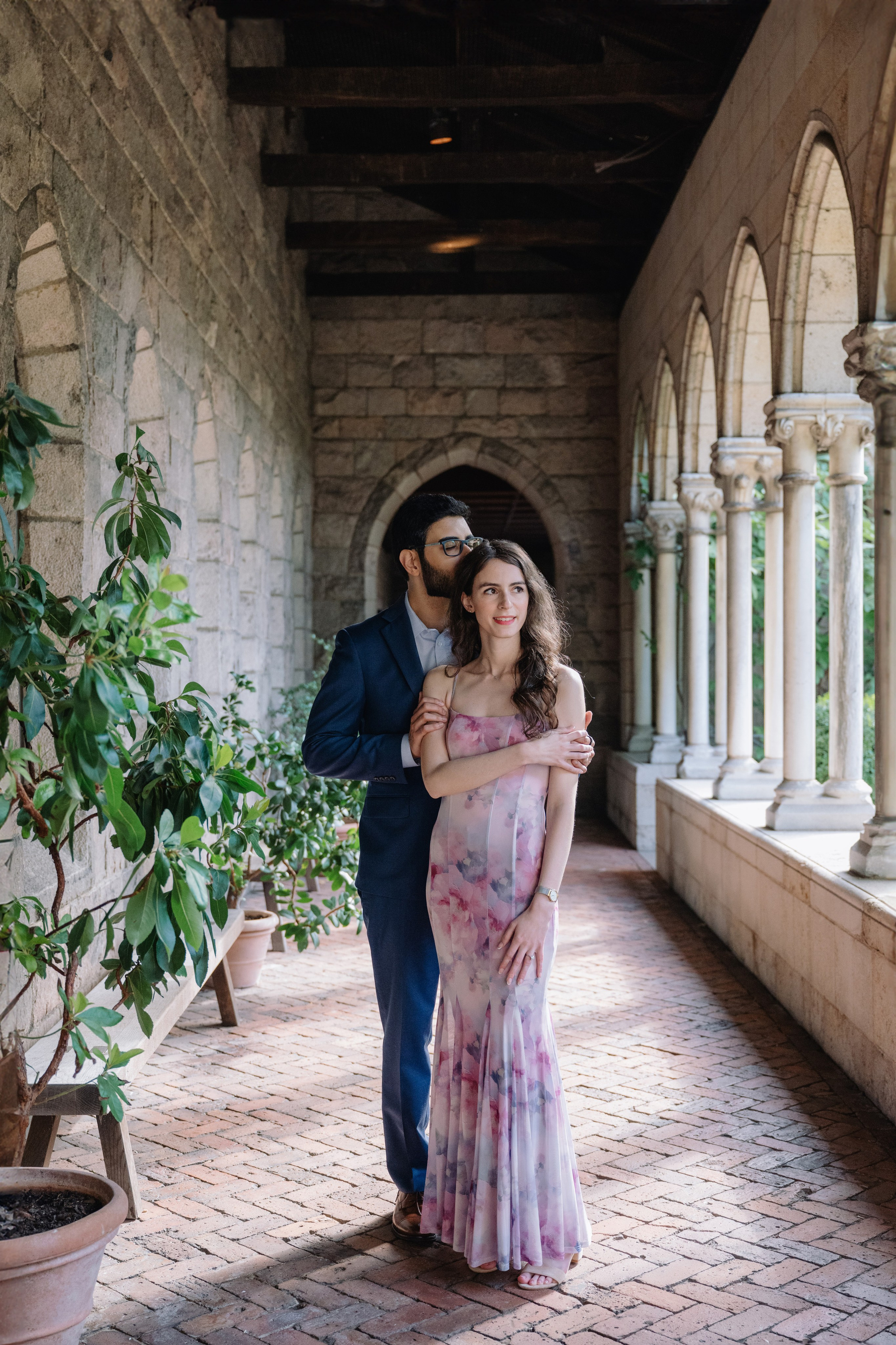 Aashay & Kimberly — Engagement Photoshoot at The Cloisters, Fort Tryon Park