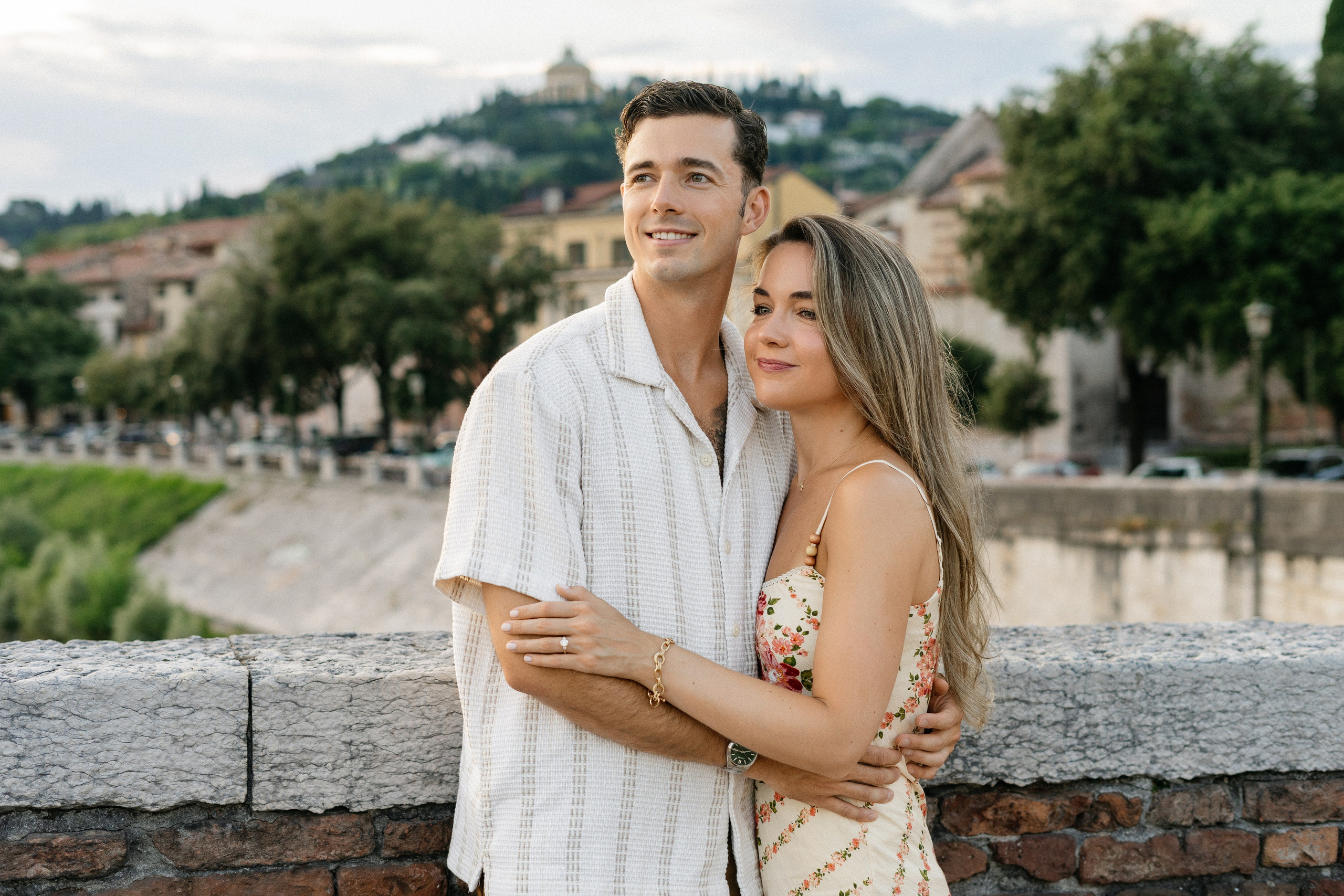 C & C (Ponte Pietra, Verona, Italy). Marriage Proposal Photographer in Verona, Lake Garda and Dolomites| Diana Fedrigo