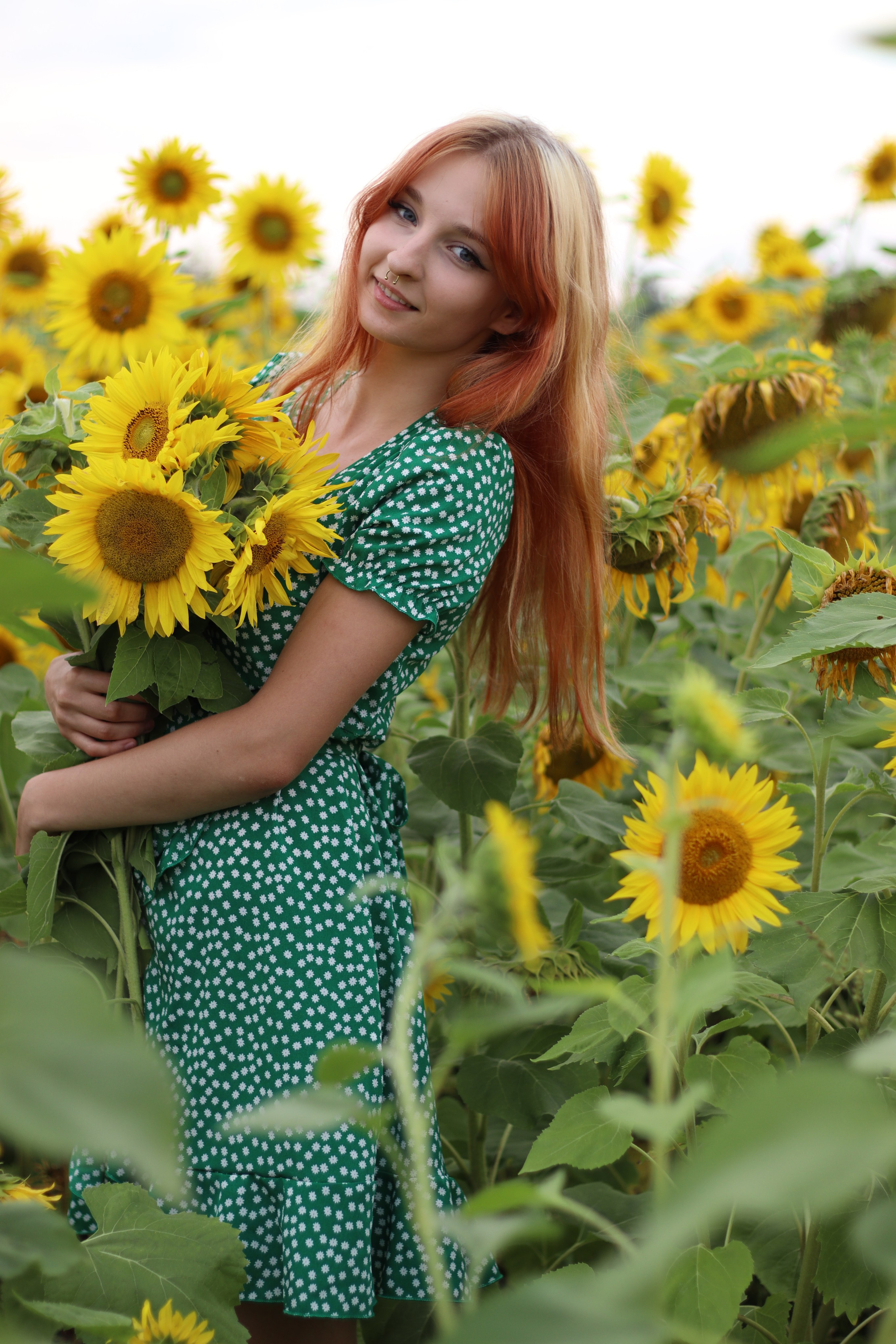 Фотосессия в подсолнухах. Фотограф / Даугавпилс / Ольга Антонова