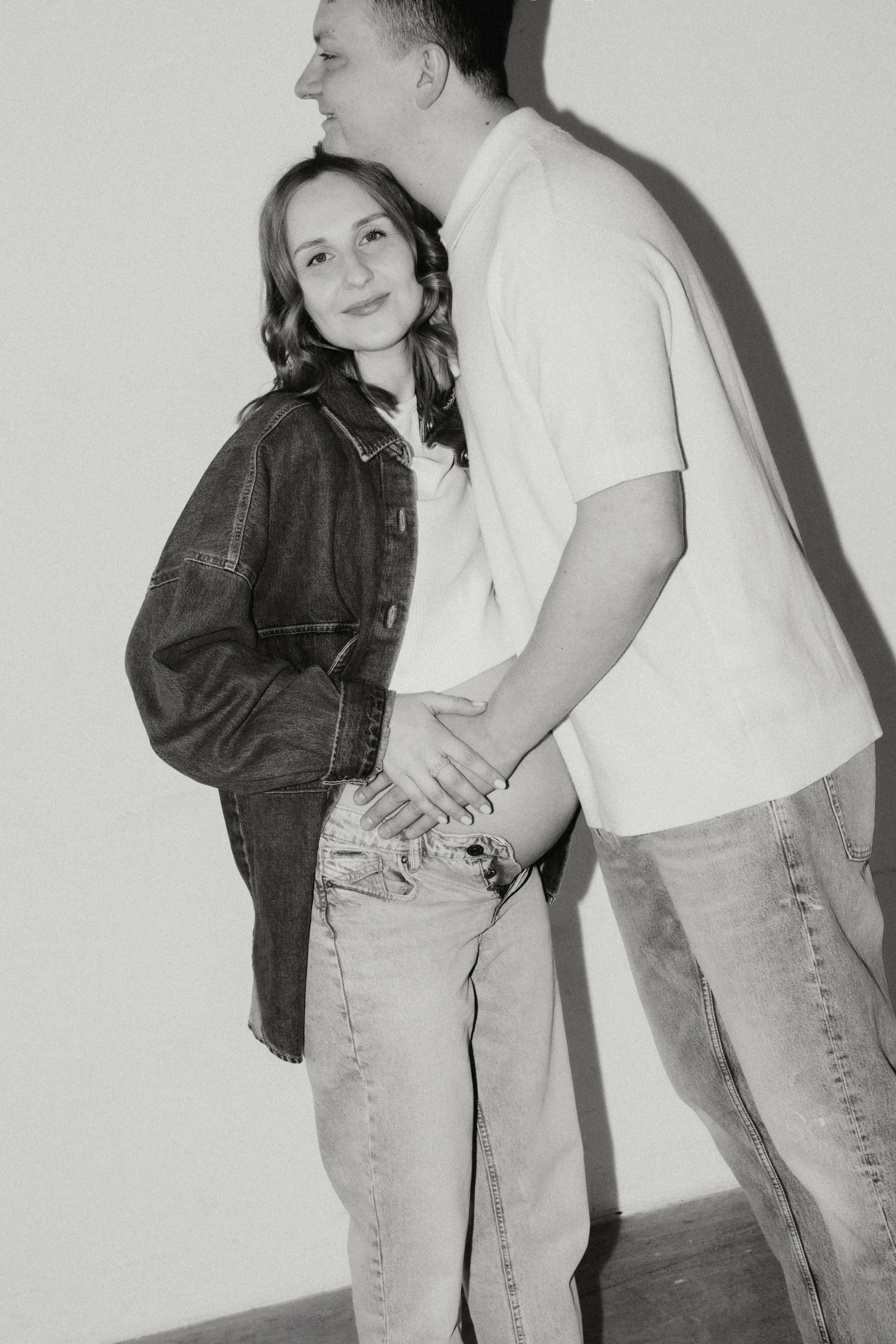 Laukimo fotosesija studijoje | su Marta ir Šarūnu. Vestuvių ir šeimų fotografė Lena Bondarenko / belove photo