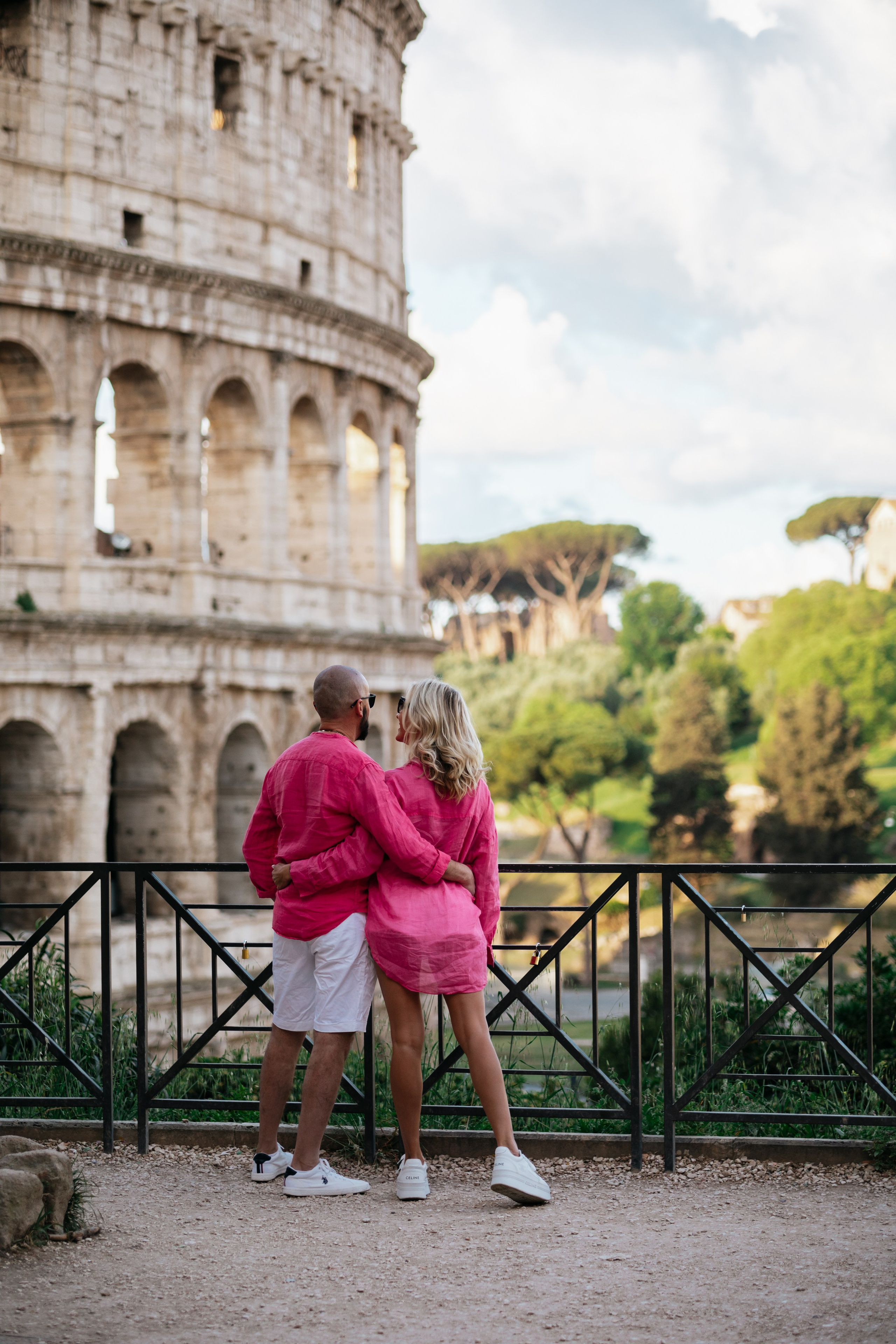 Aija & Sergej. Vacation photoshoot in Rome. Photographer in Rome