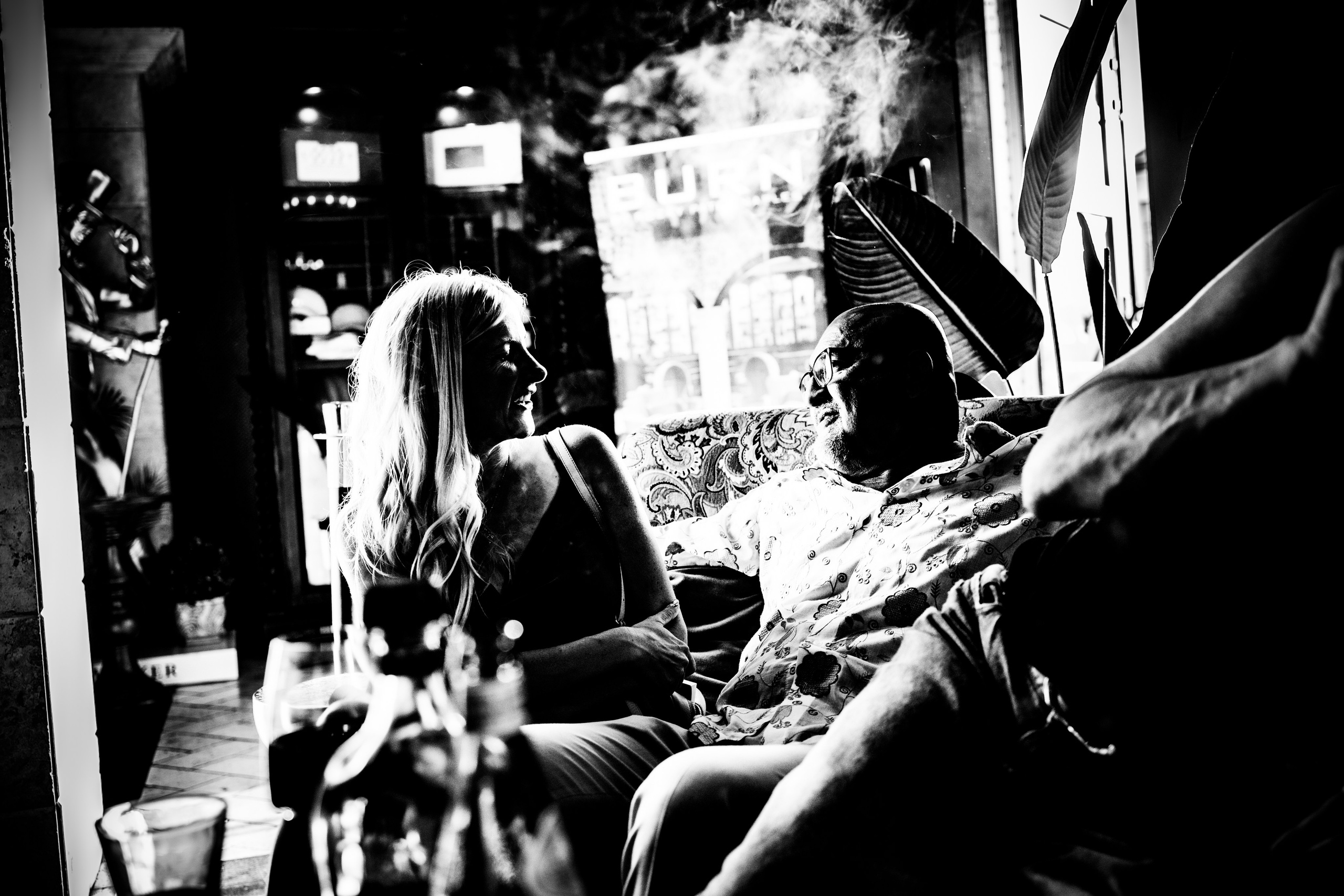 Burn Black and White Series. Out and About 239