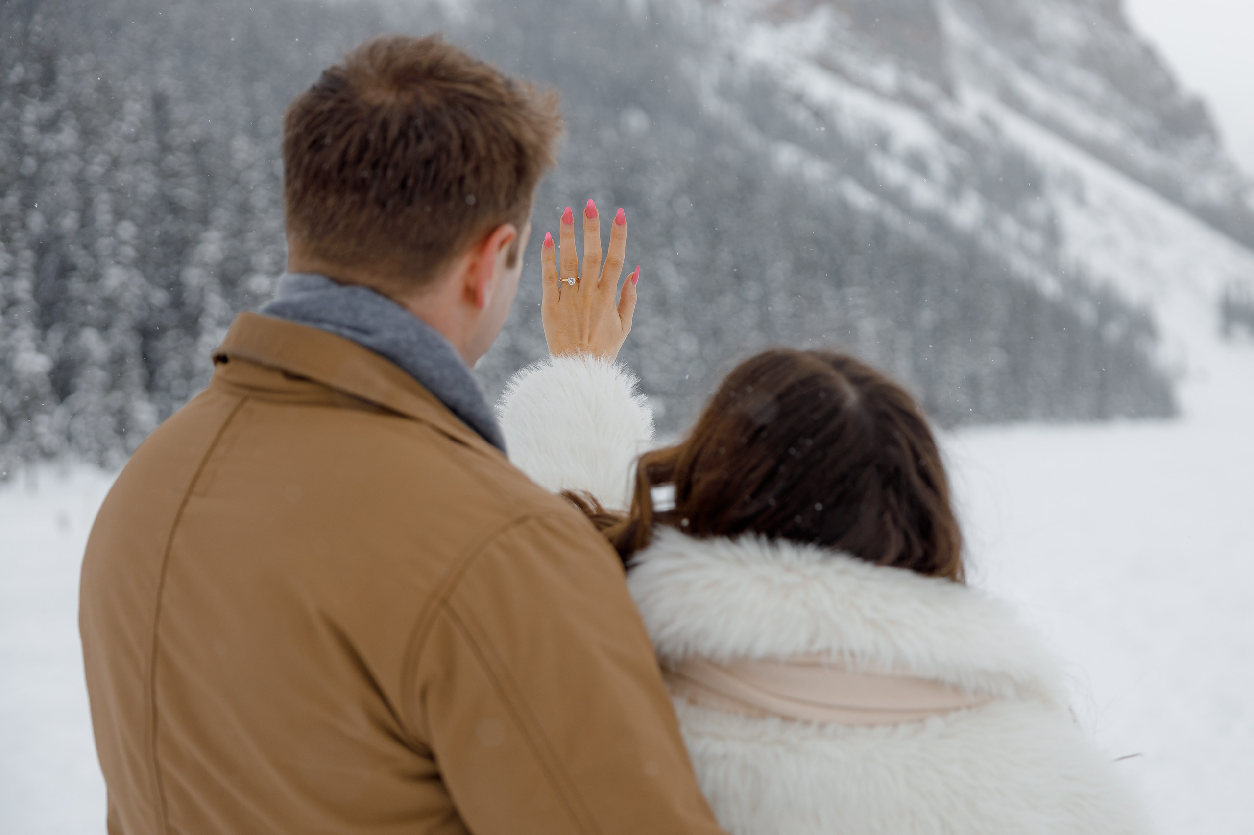 Lake Louise engagement session. Home