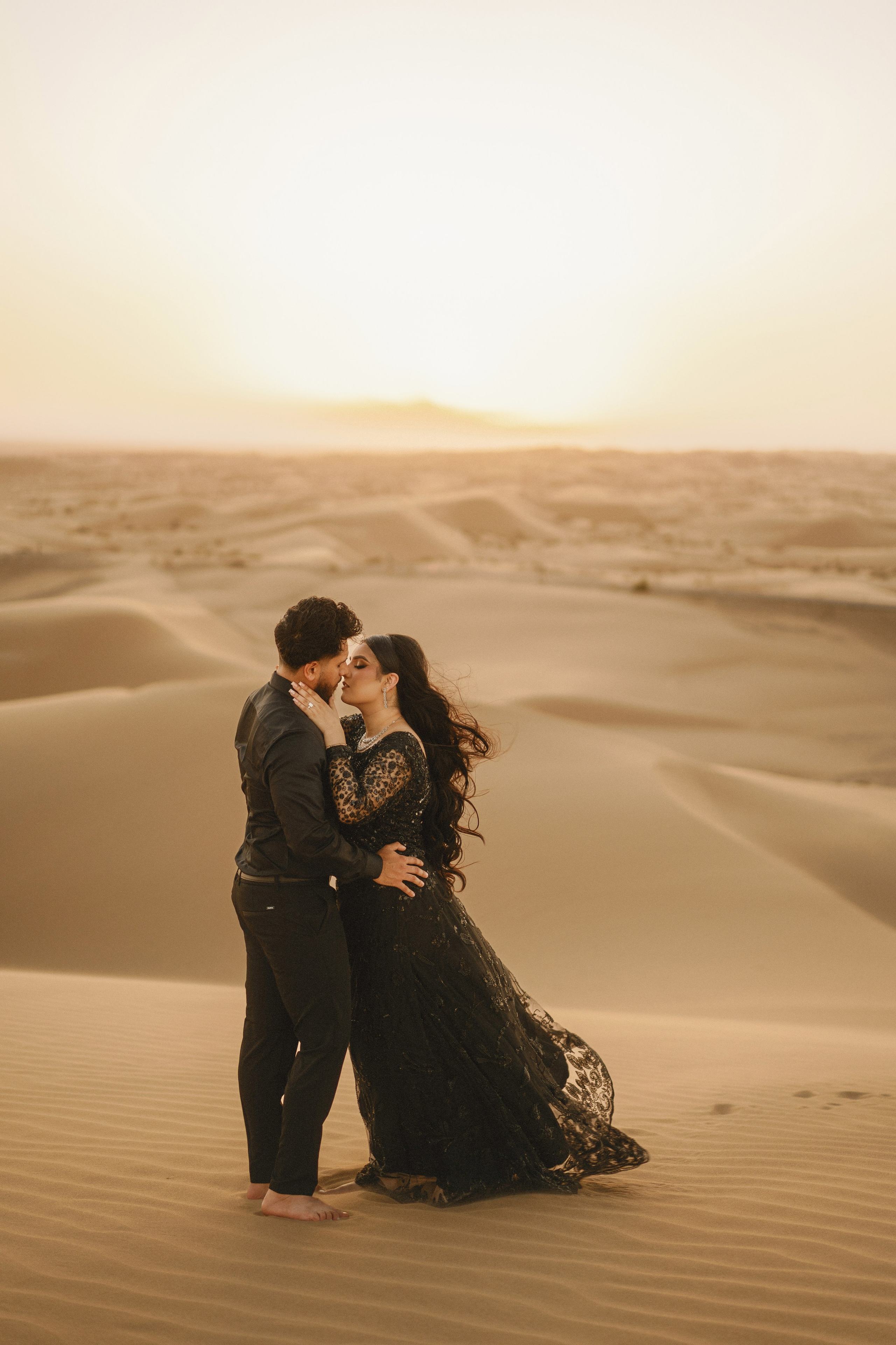 Elopement at Glamis Sand Dunes California. Wedding Photography & Videography Team in California, Los Angeles, San Francisco, San Diego and Travel