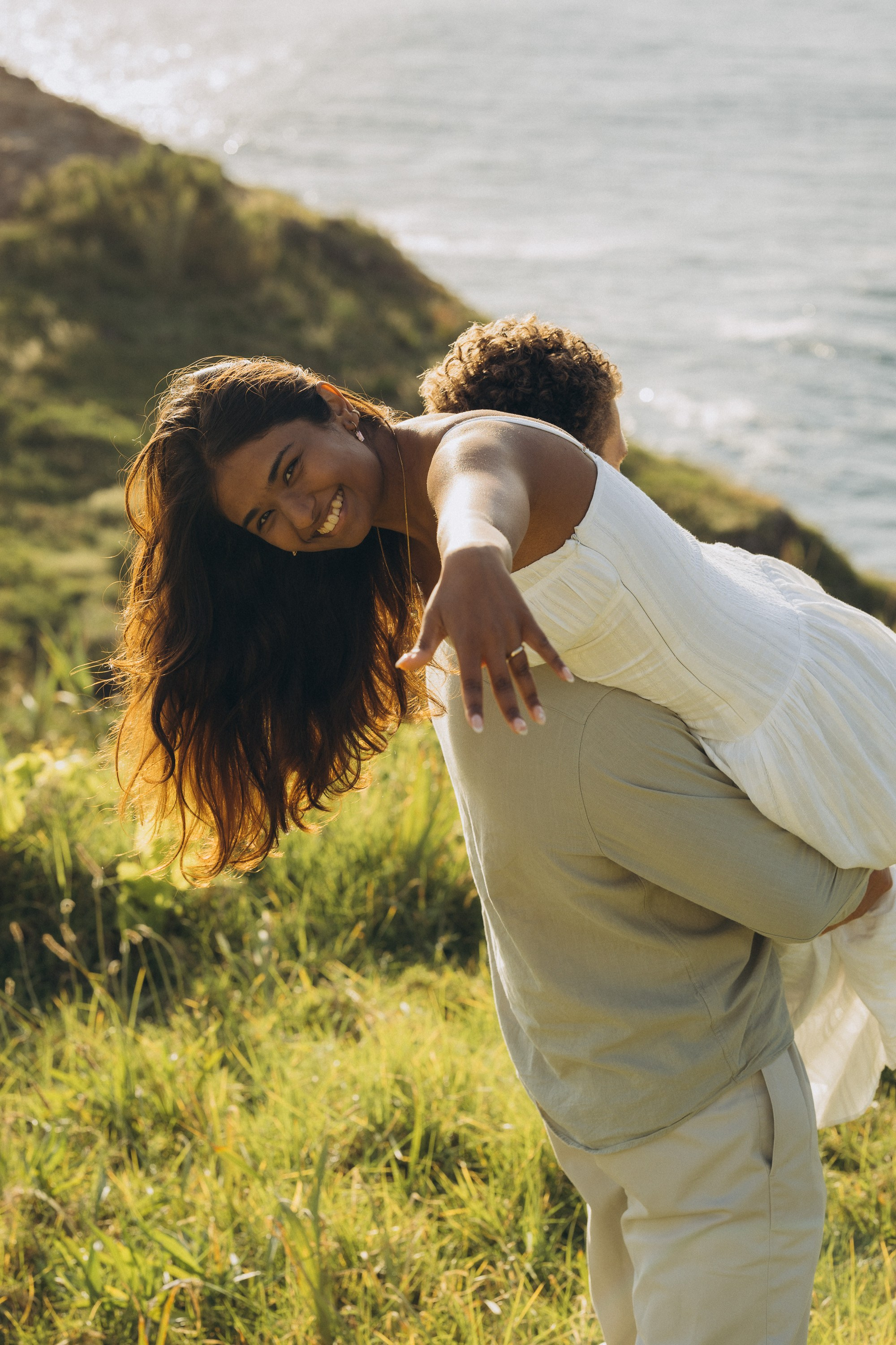 Secret Proposal at Miradouro do Guindaste, Madeira | Romantic Engagement