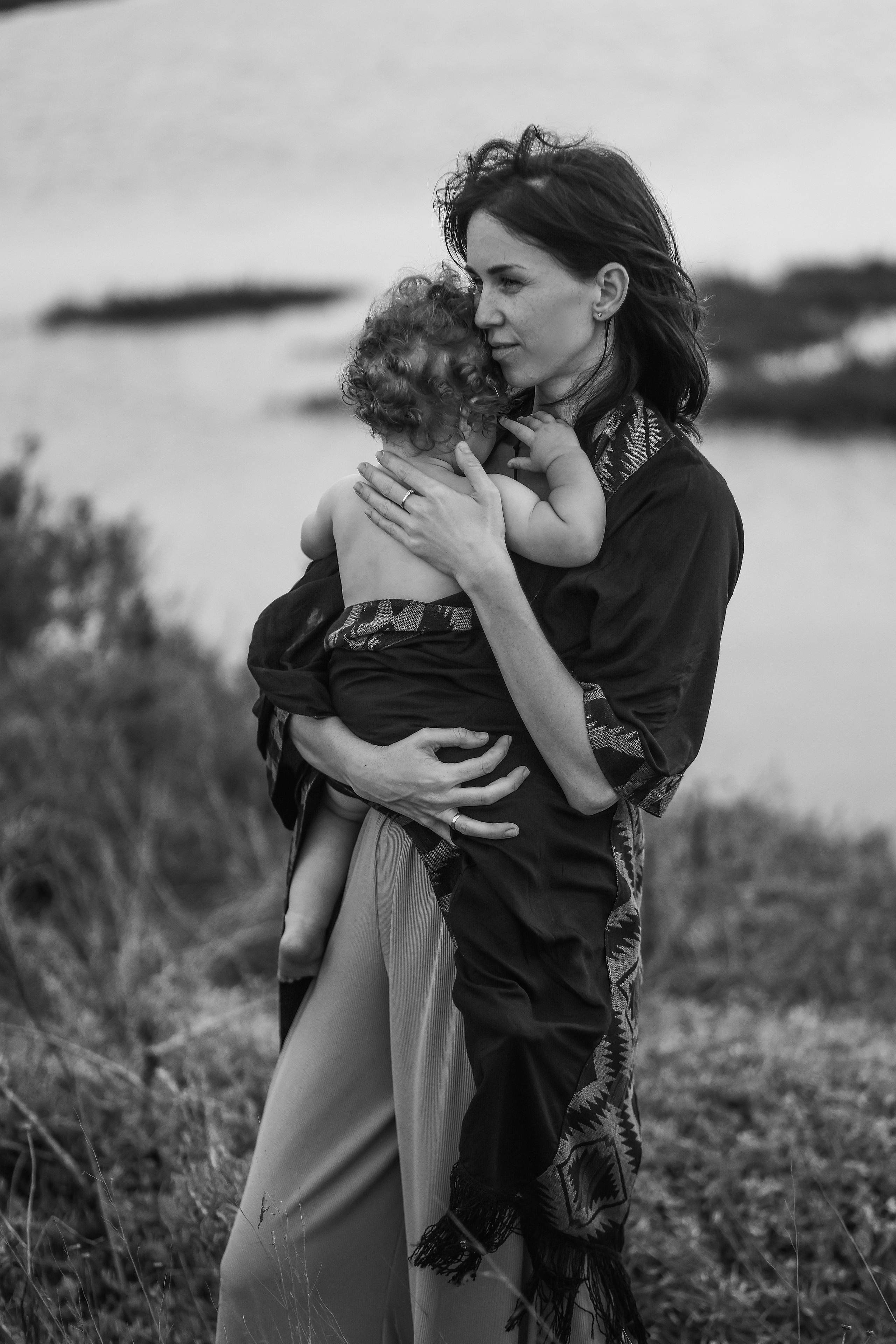 Little curls in Atlit. Family photographer in Israel