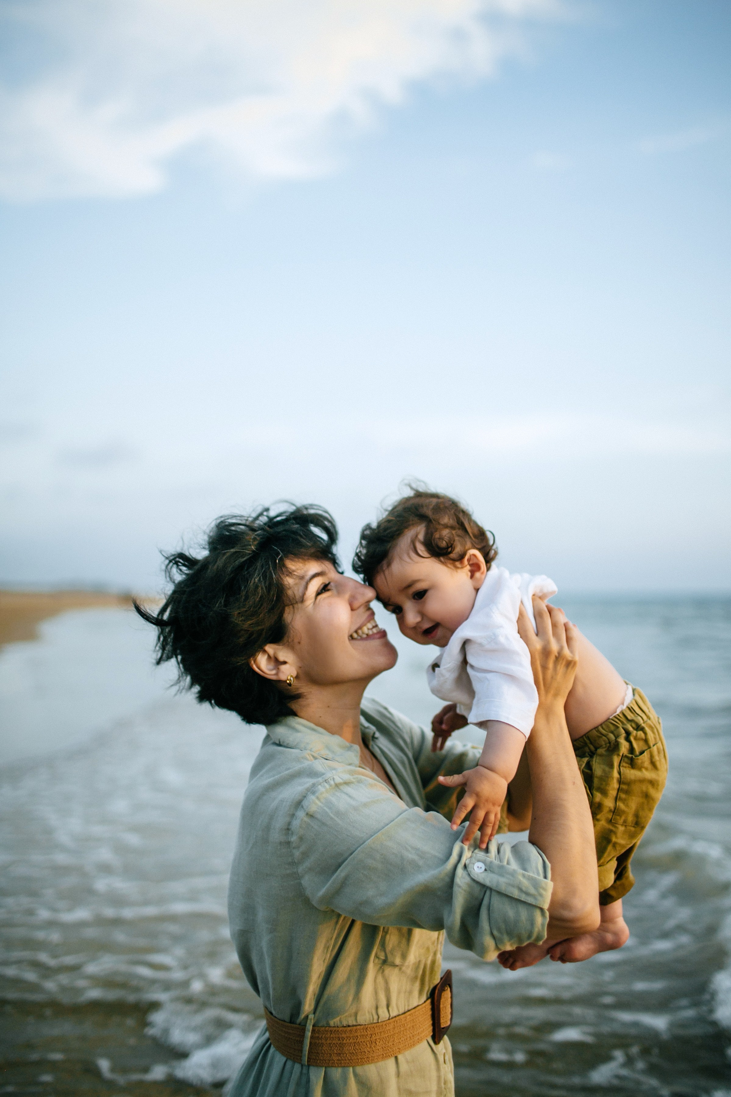 Studentim beach / Eithan 9 month. Family photographer in Israel