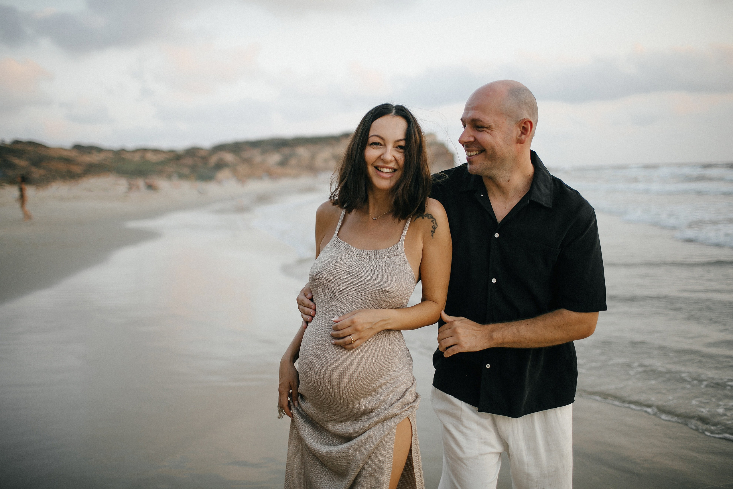Katya & Fil Givat Olga. Family photographer in Israel