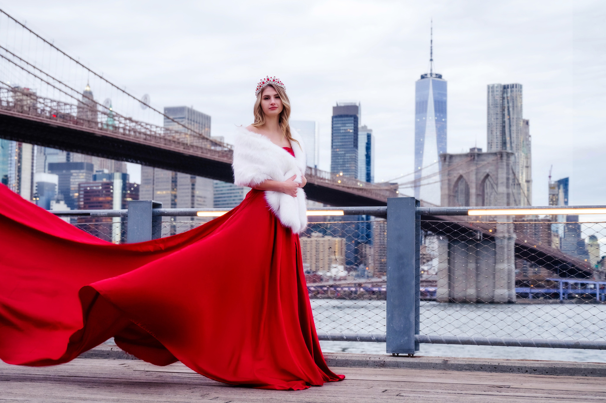 Flying dress. Alena Galieva New York Photographer
