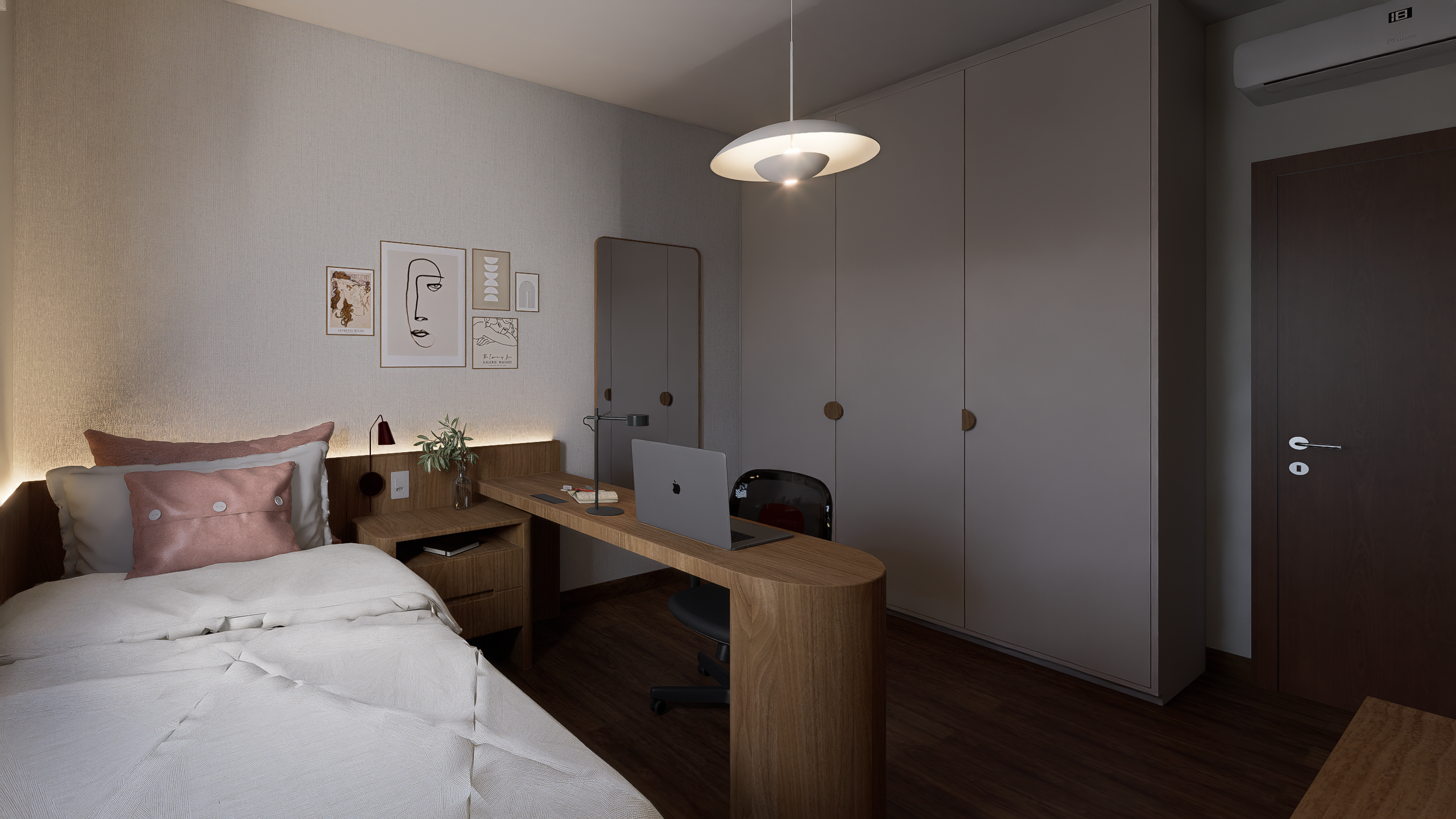 Quarto MRN | Interiores Residencial. Caio Almeida