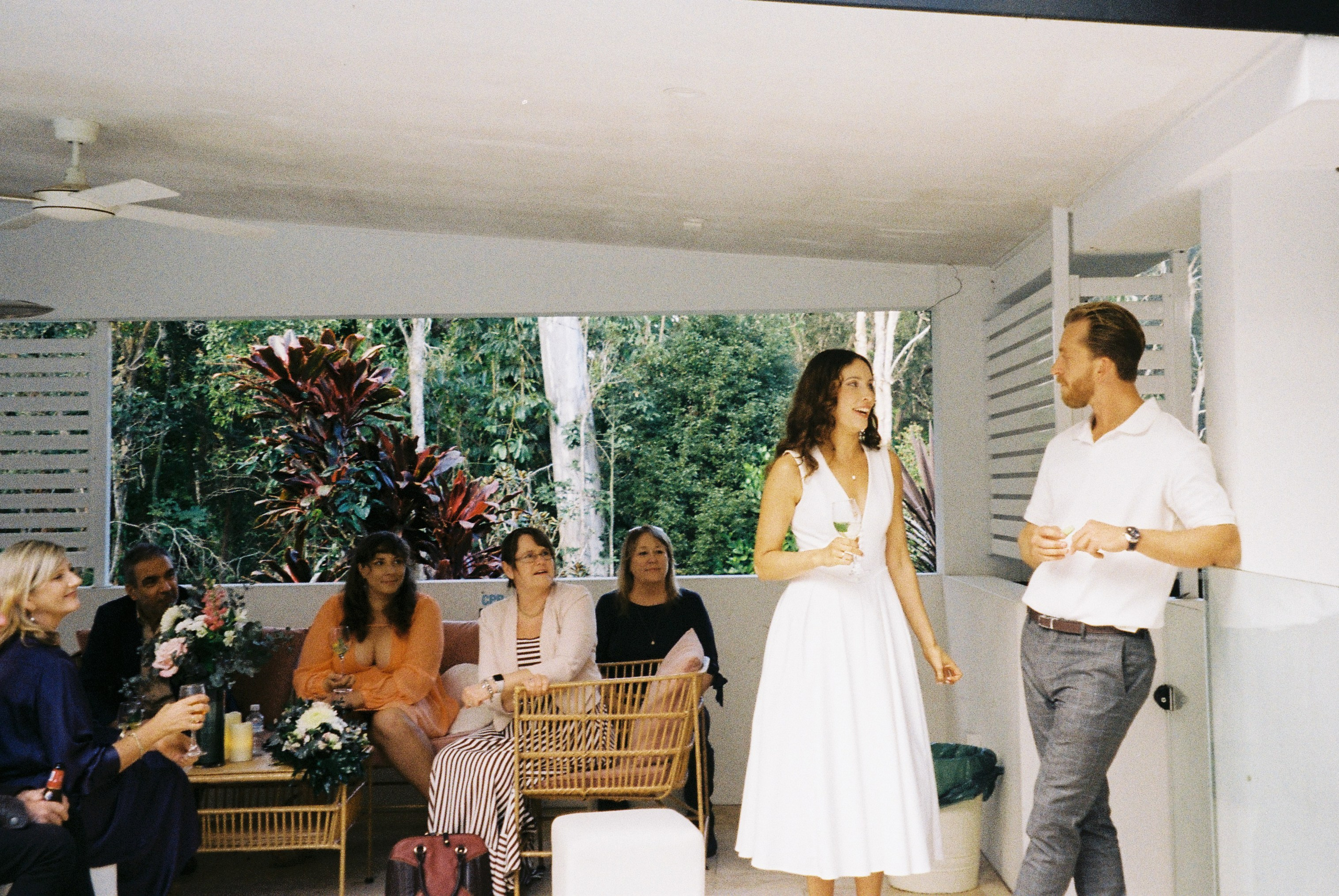 Engagement Party. Film portrait photographer