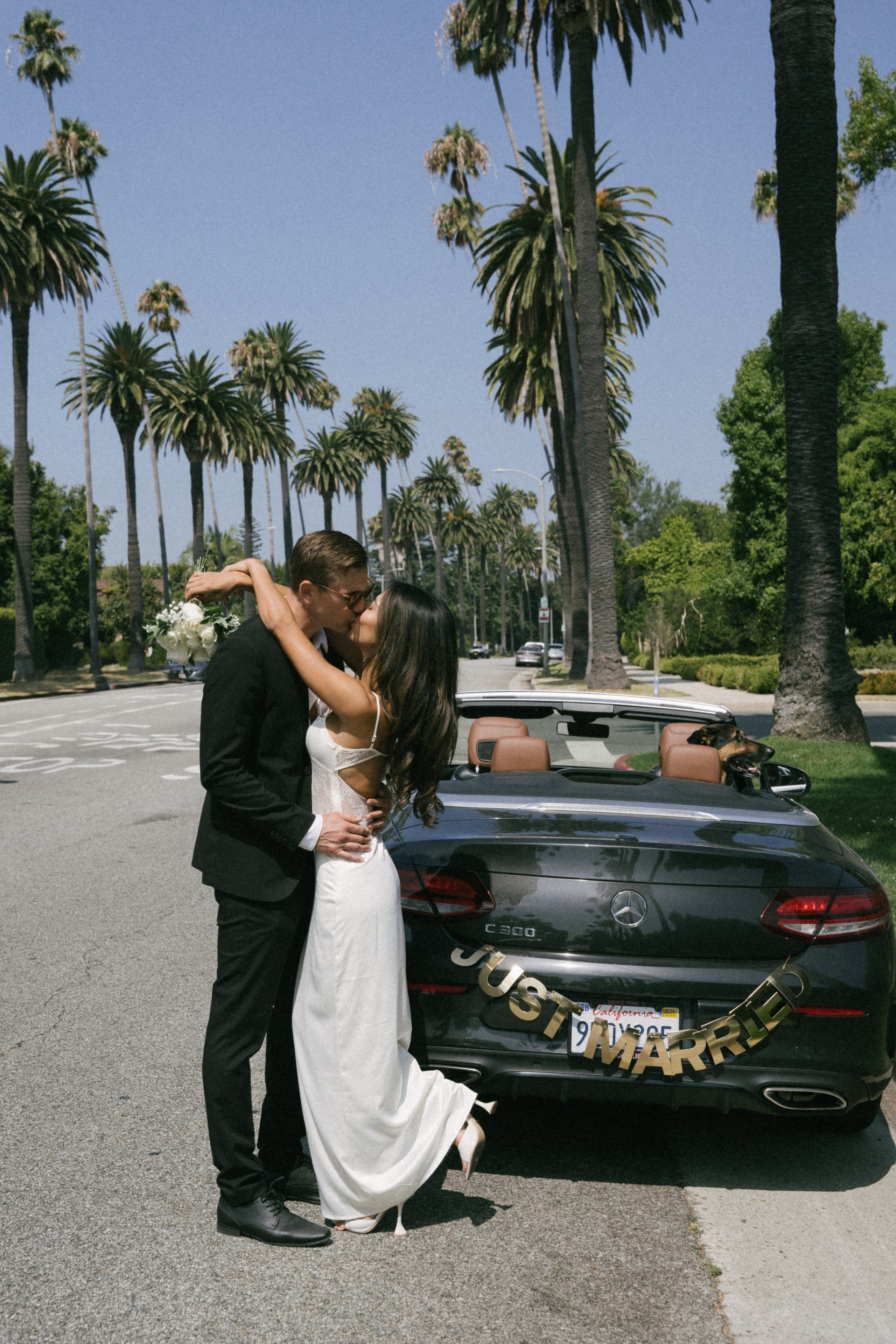 Jamie & Gareth. Beverly Hill Courthouse Wedding. Santa Monica based photographer Kristina Vasilenko