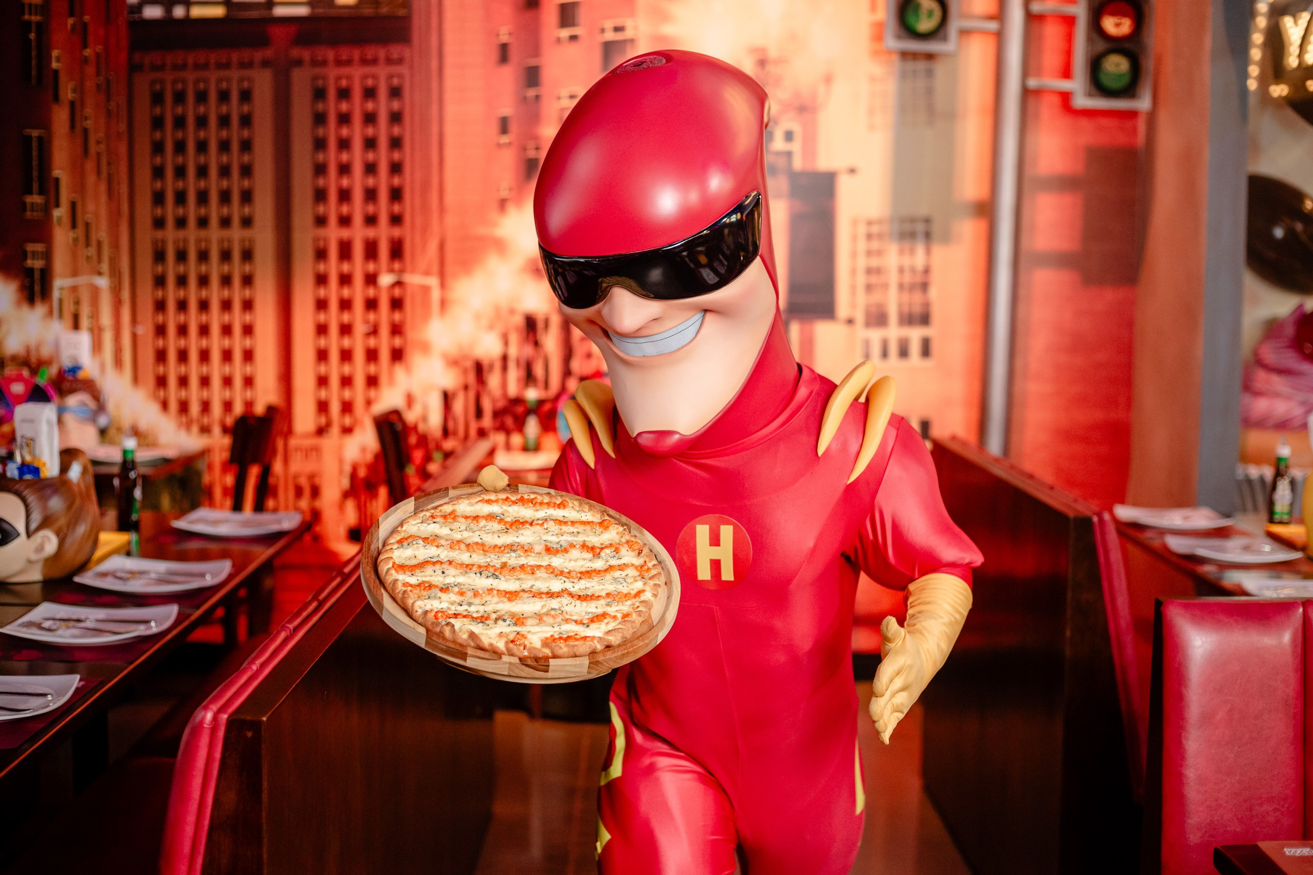 Sessão fotográfica para a Heróis da Pizza de Gramado