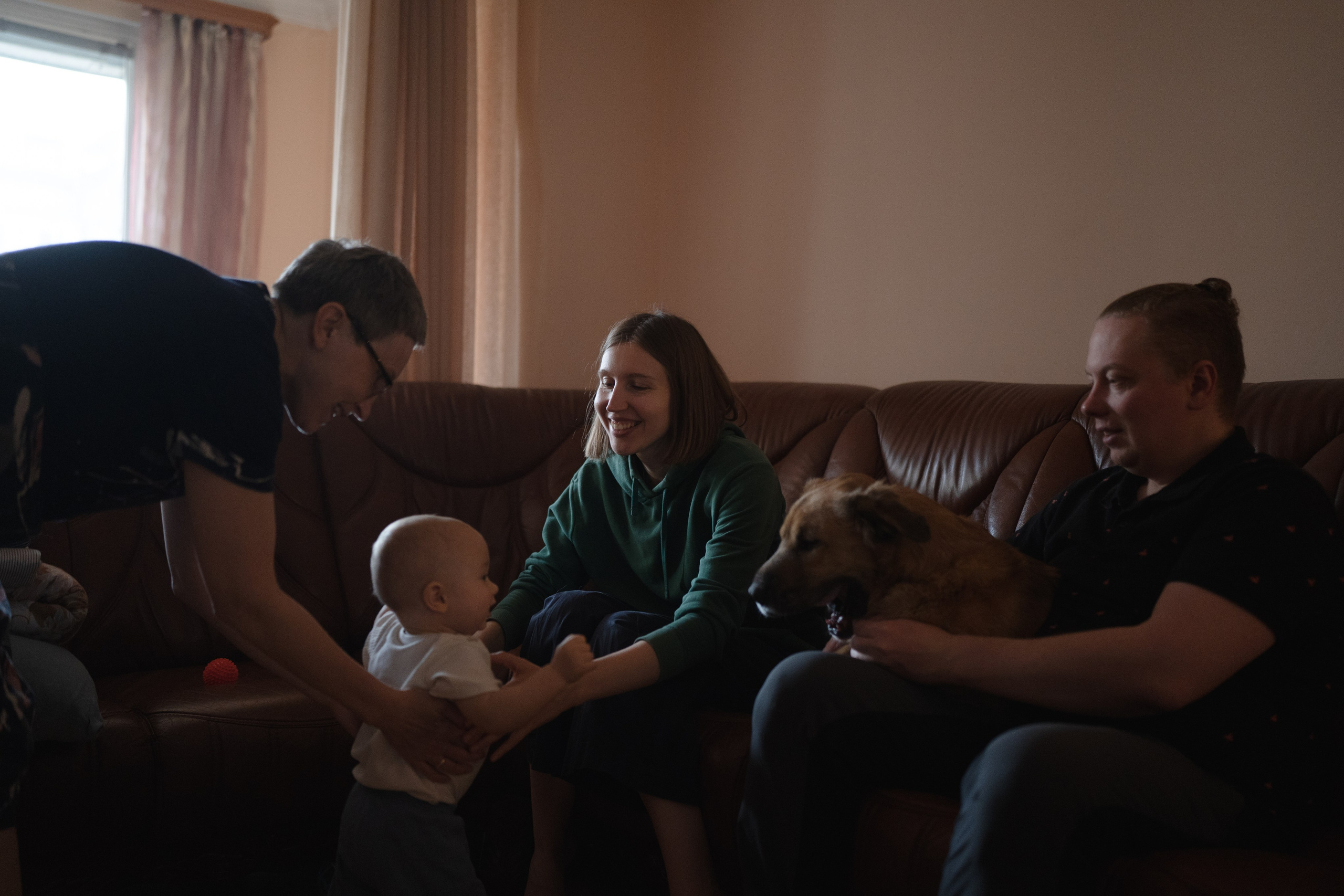 Alena, Vlad and their son Lev. Main