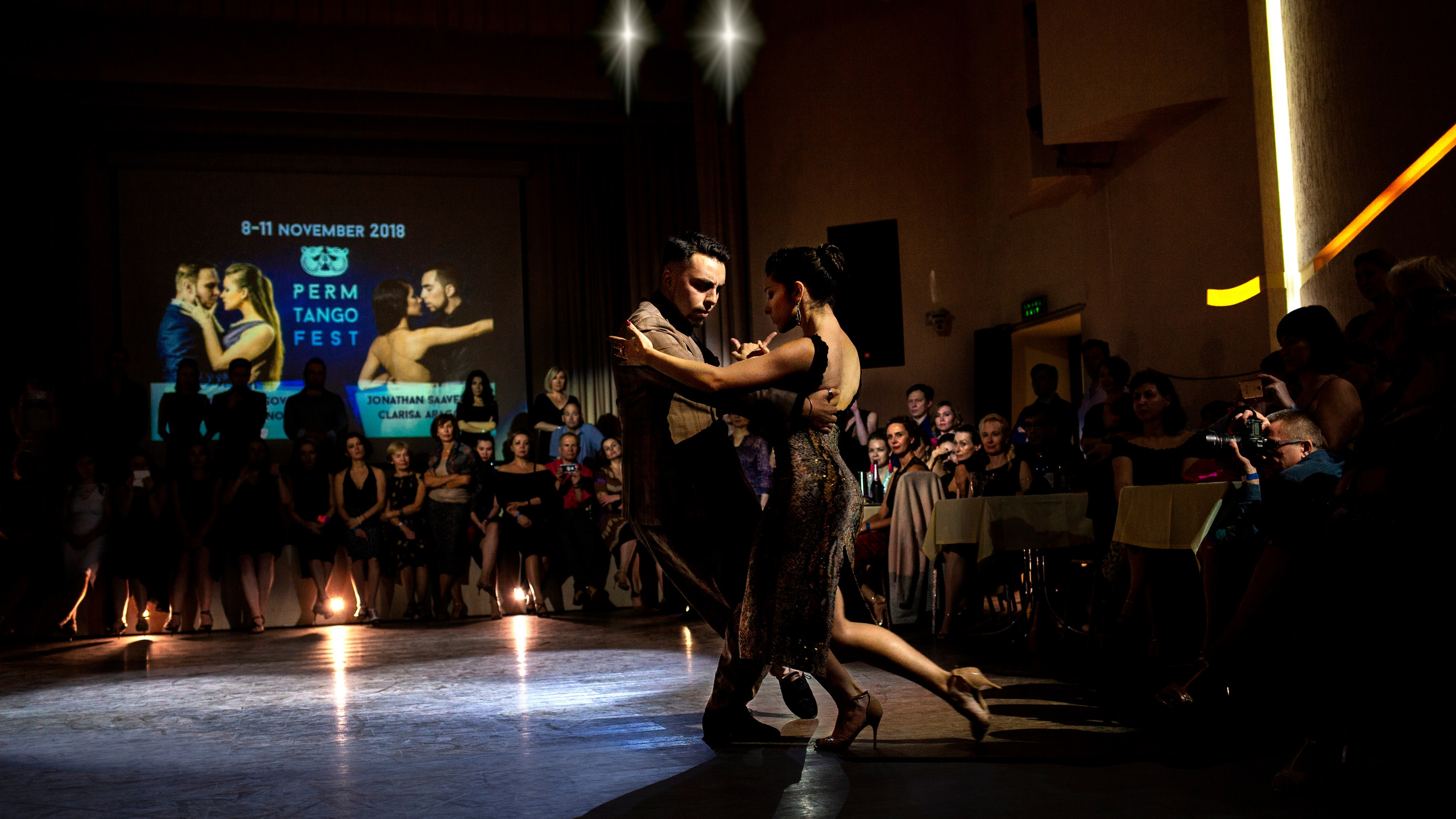 Clarisa Aragon and Jonathan Saavedra