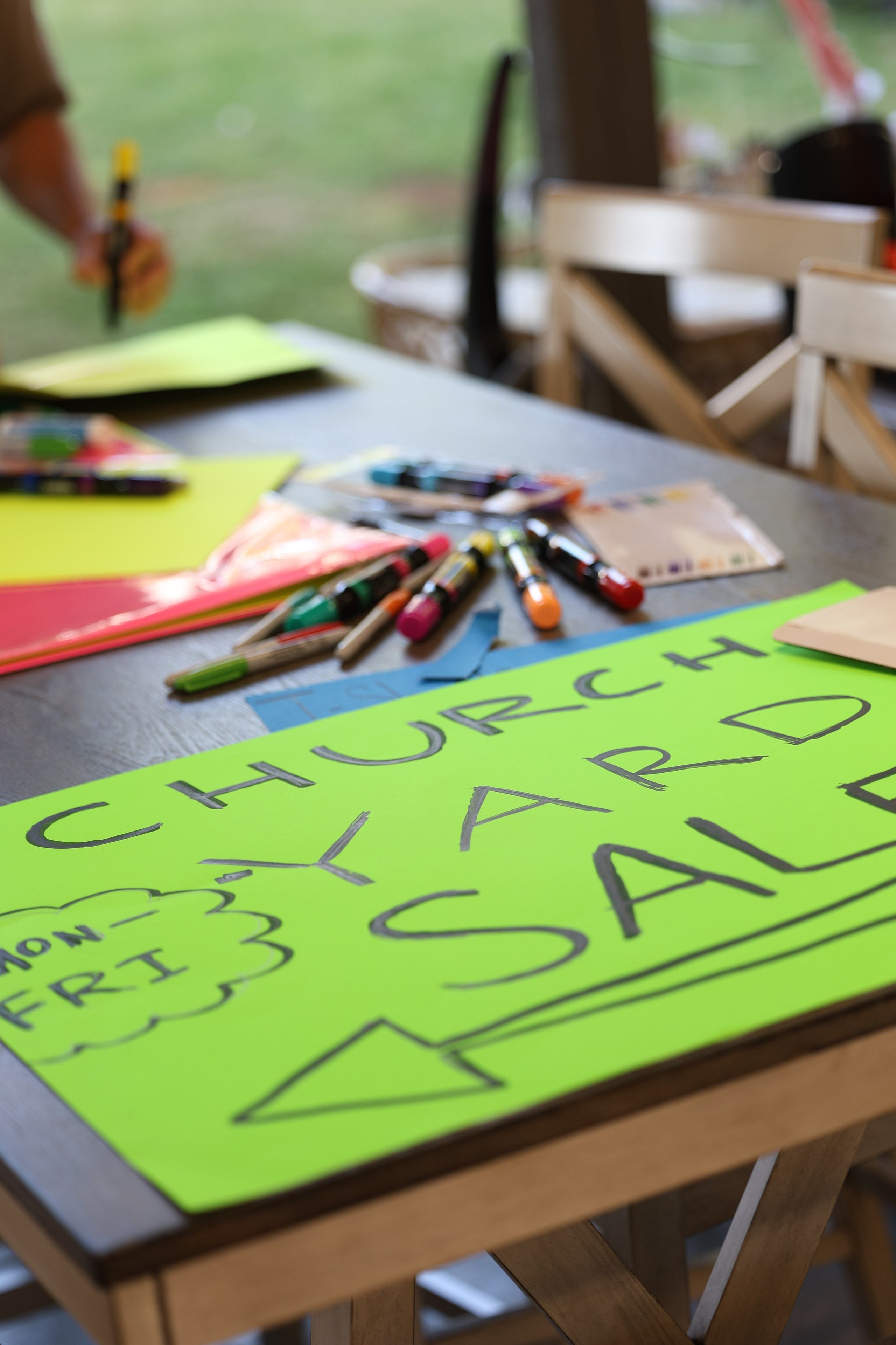 Church Yard Sale 6-05-25. Smirna Christian Church