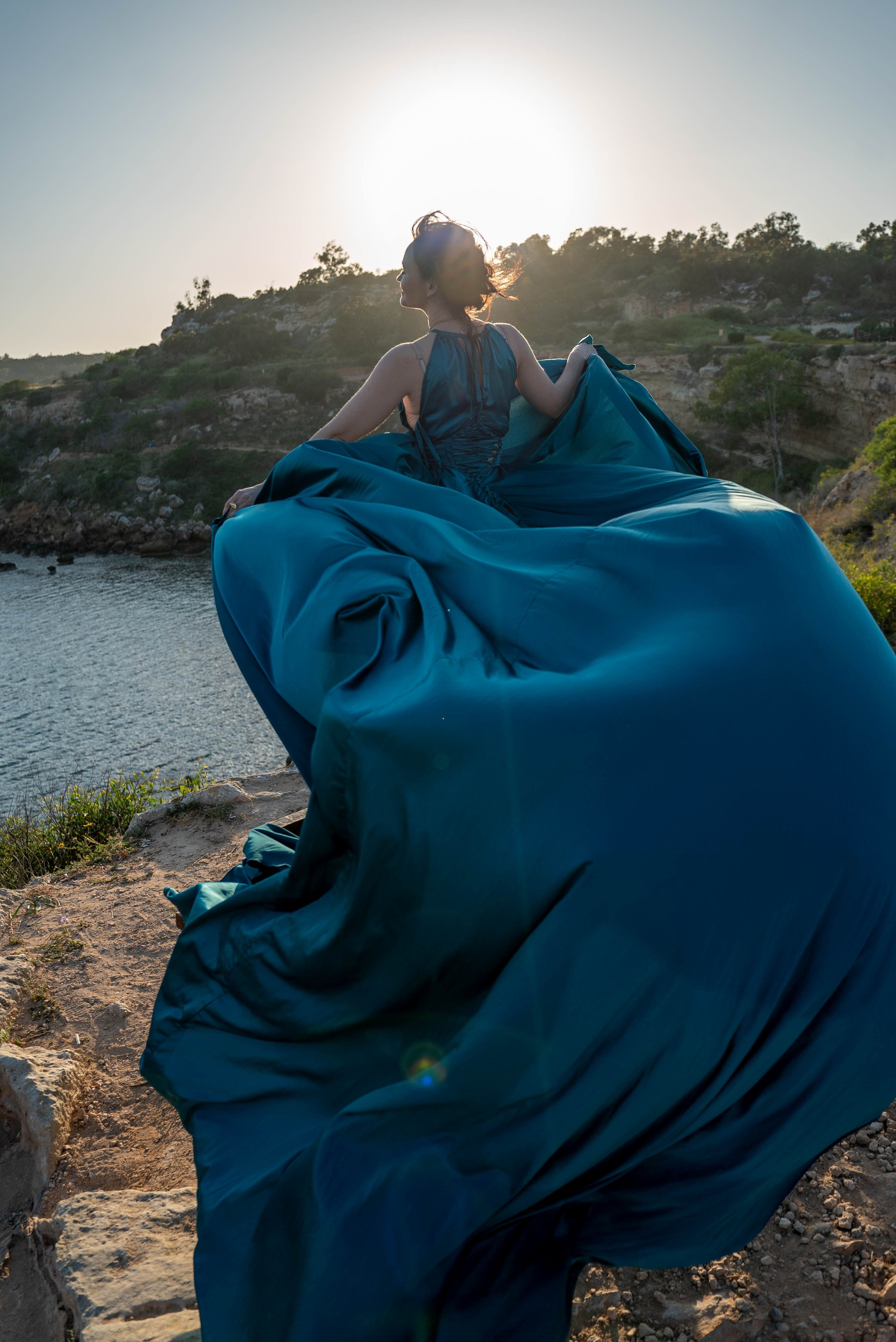 Flying dresses | Летящие платья. Портретный и семейный фотограф в Лимассоле Кипр Анна Руссу