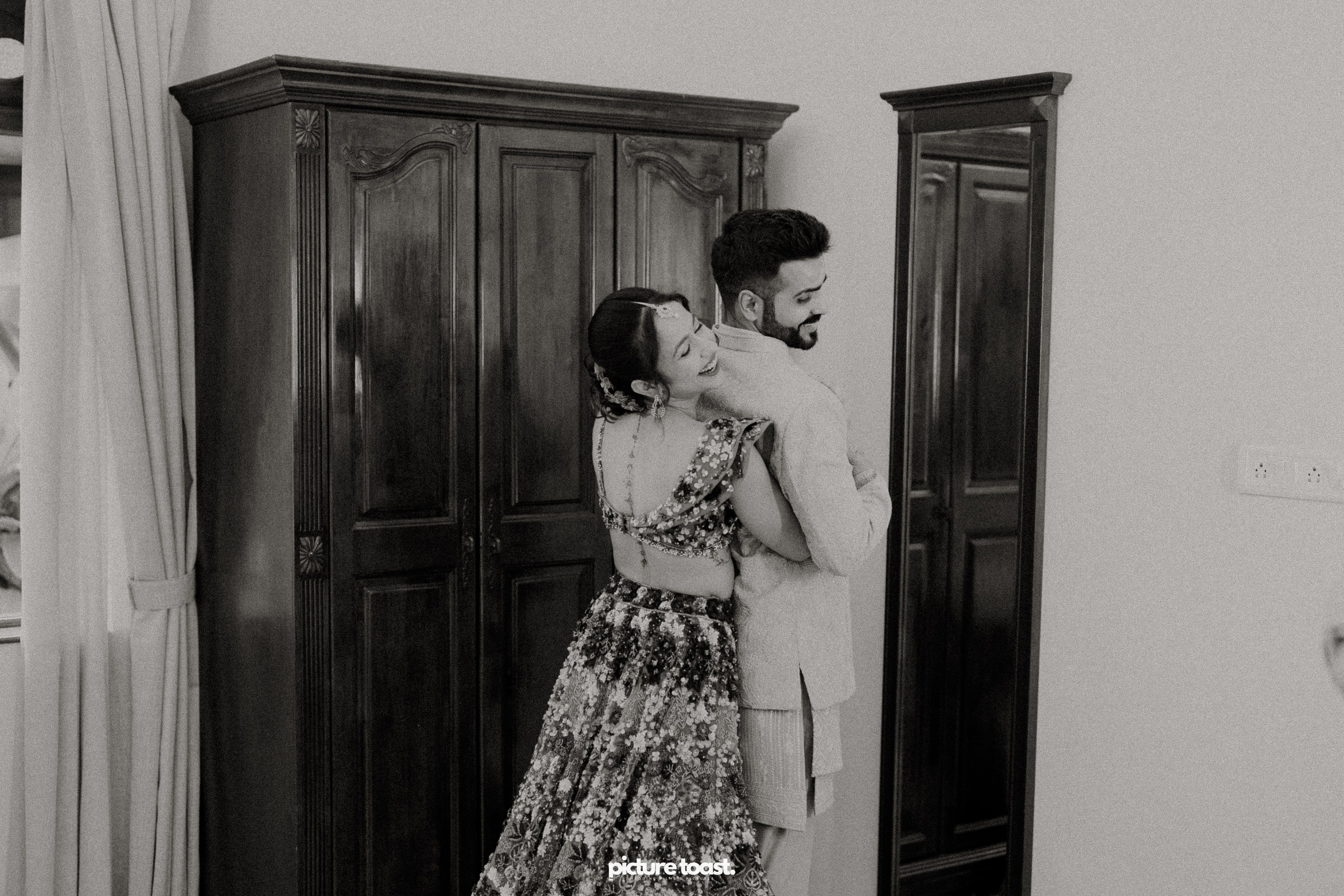 Varamala Ft. Barbie & Aneesh. Fine art Wedding Photographers in India & Canada