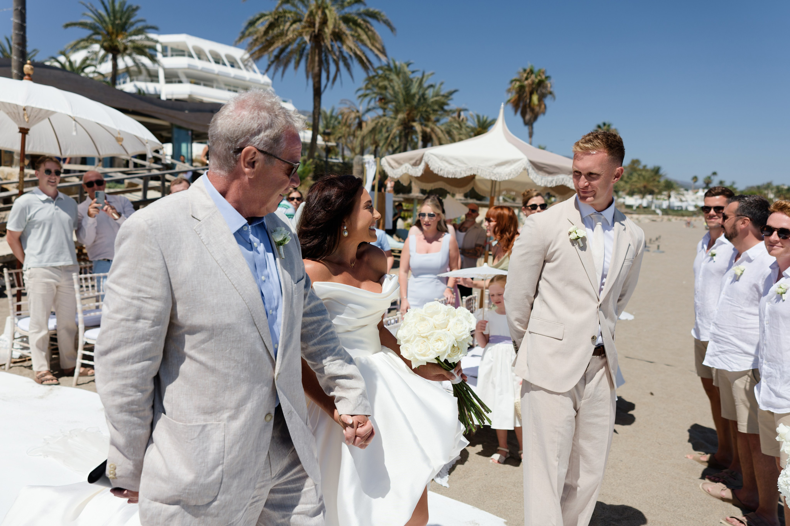 Beach Wedding in Marbella PREVIEW. Destination Wedding Photographer — Nikita Burtsev