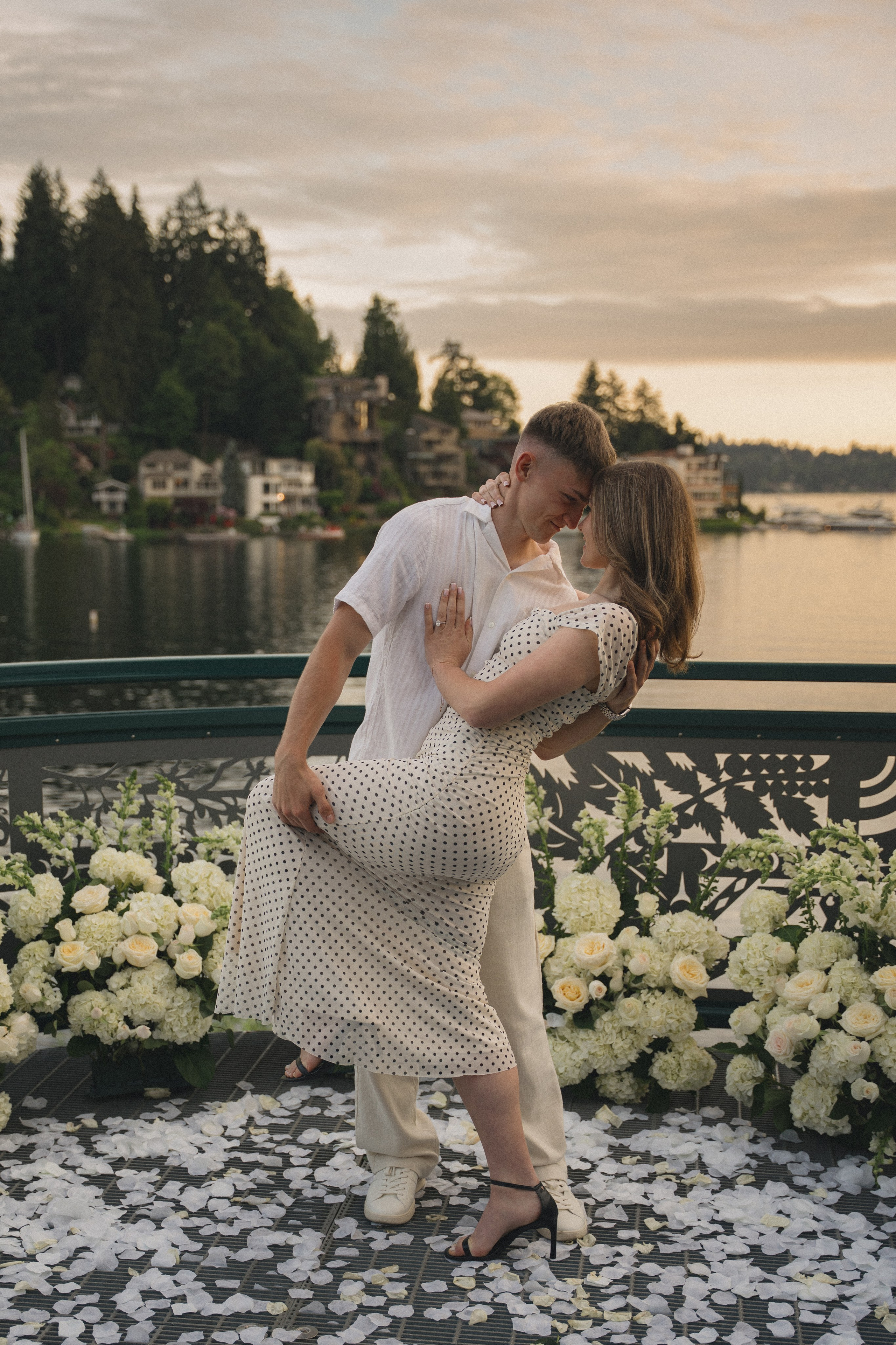 Ilya and Olena proposal. Photographer in Washington Sophia D