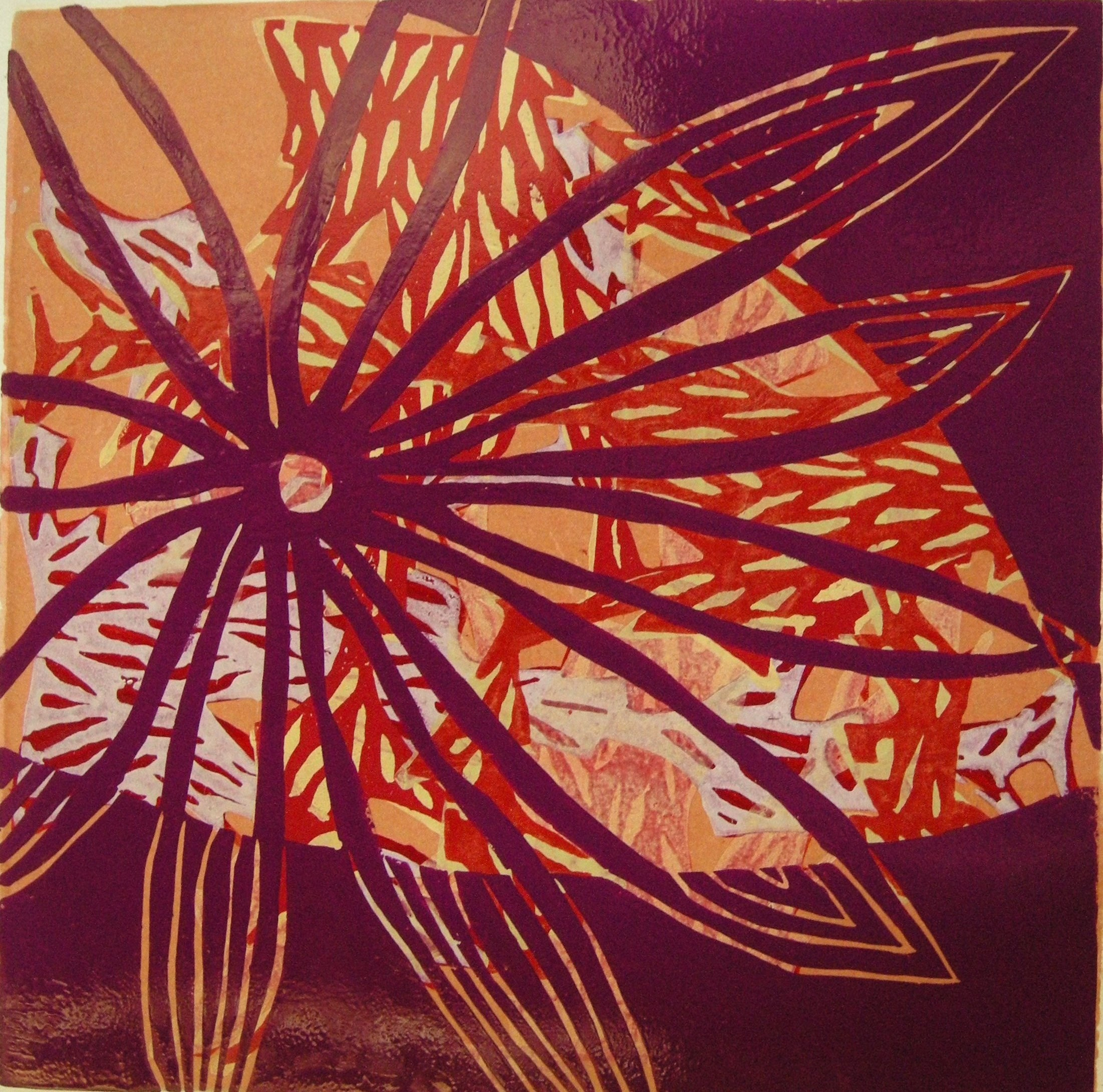 Dschungel 2017                                                                          Motiv 40x40 für Rahmung 60x60 oder 50x70