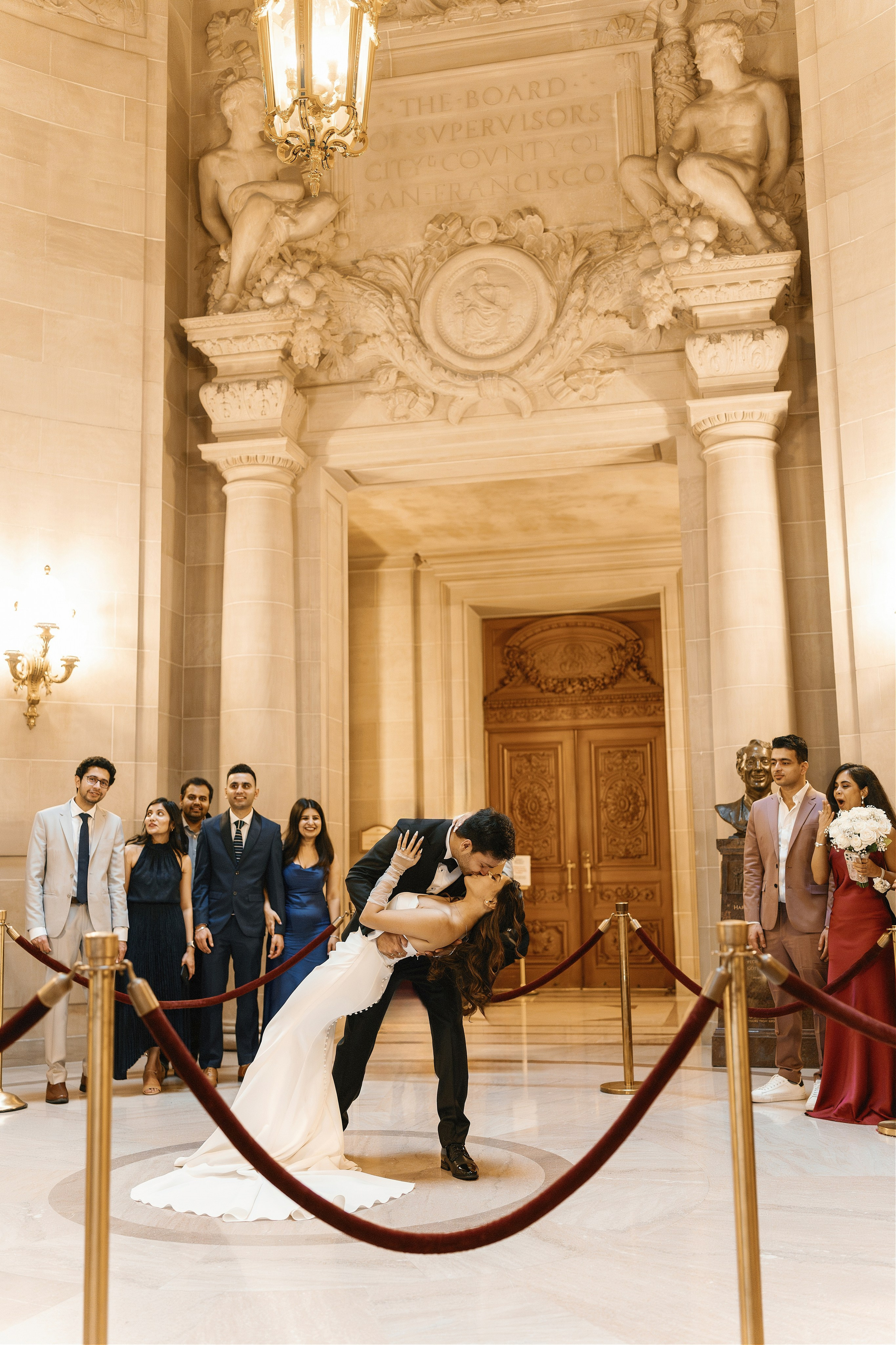 San Francisco City Hall Wedding. Wedding Photography & Videography Team in California, Los Angeles, San Francisco, San Diego and Travel