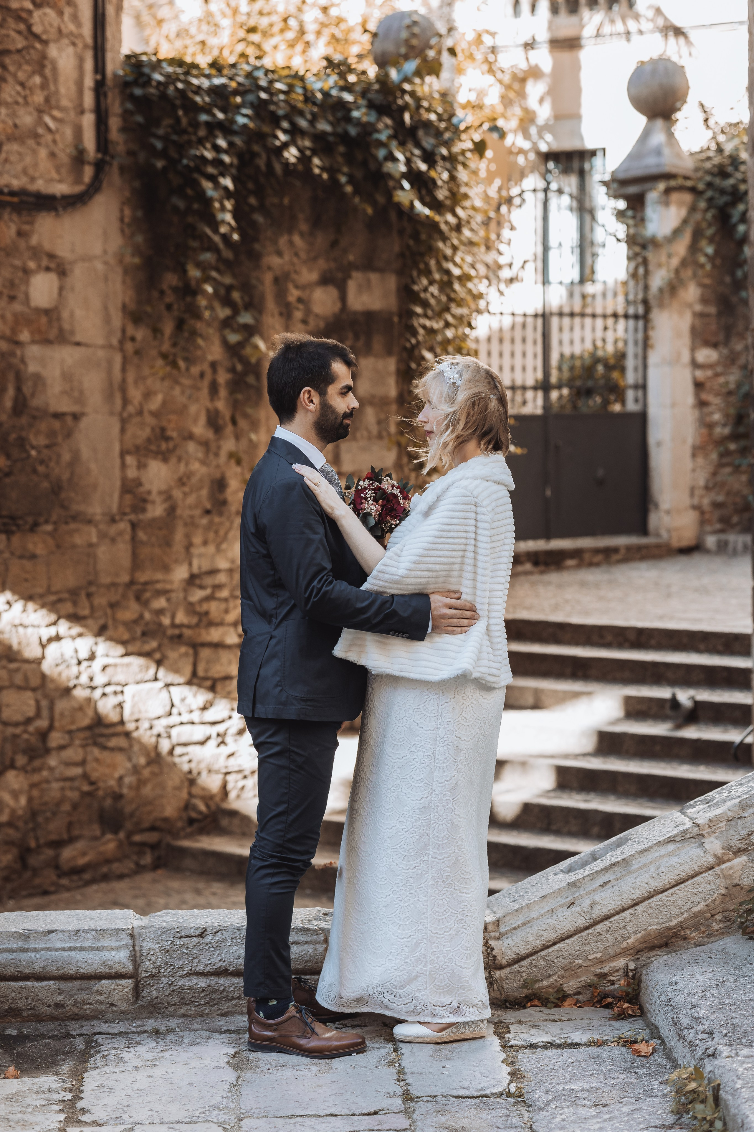 Sarah+Marc, 23.11.2024, Ayuntamiento de Girona. Свадебный фотограф в Каталонии