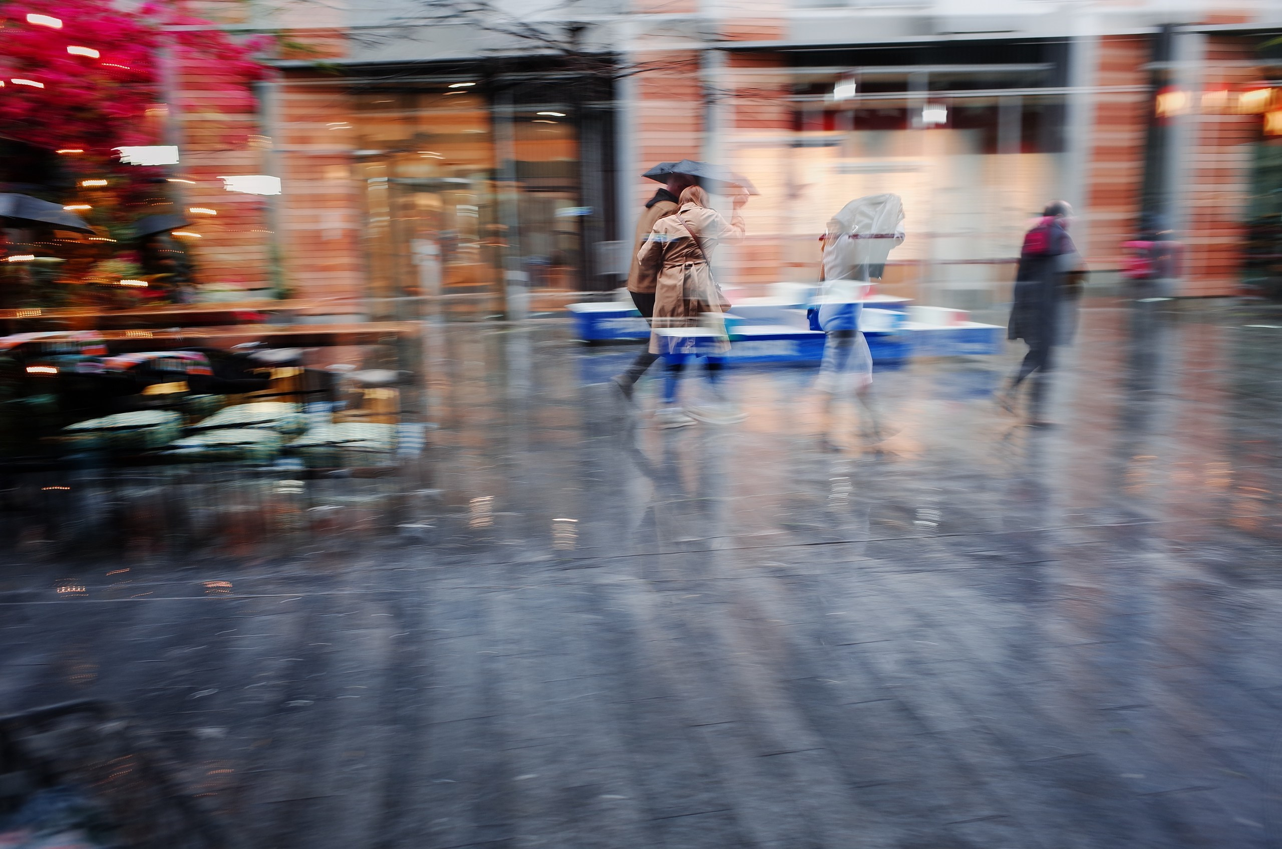 English (not yet summer) rain. Victoria Dini. Art photography in London / Folkestone, UK