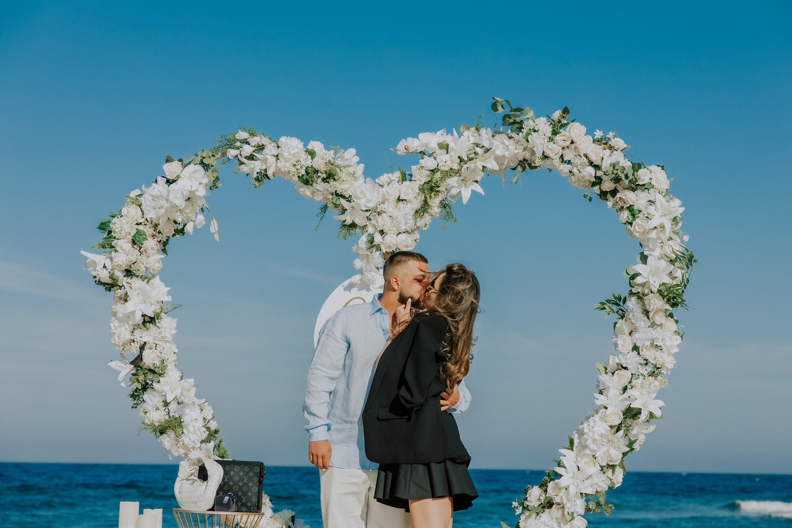 Годеж на плажа. Фотограф Ирина Йотова