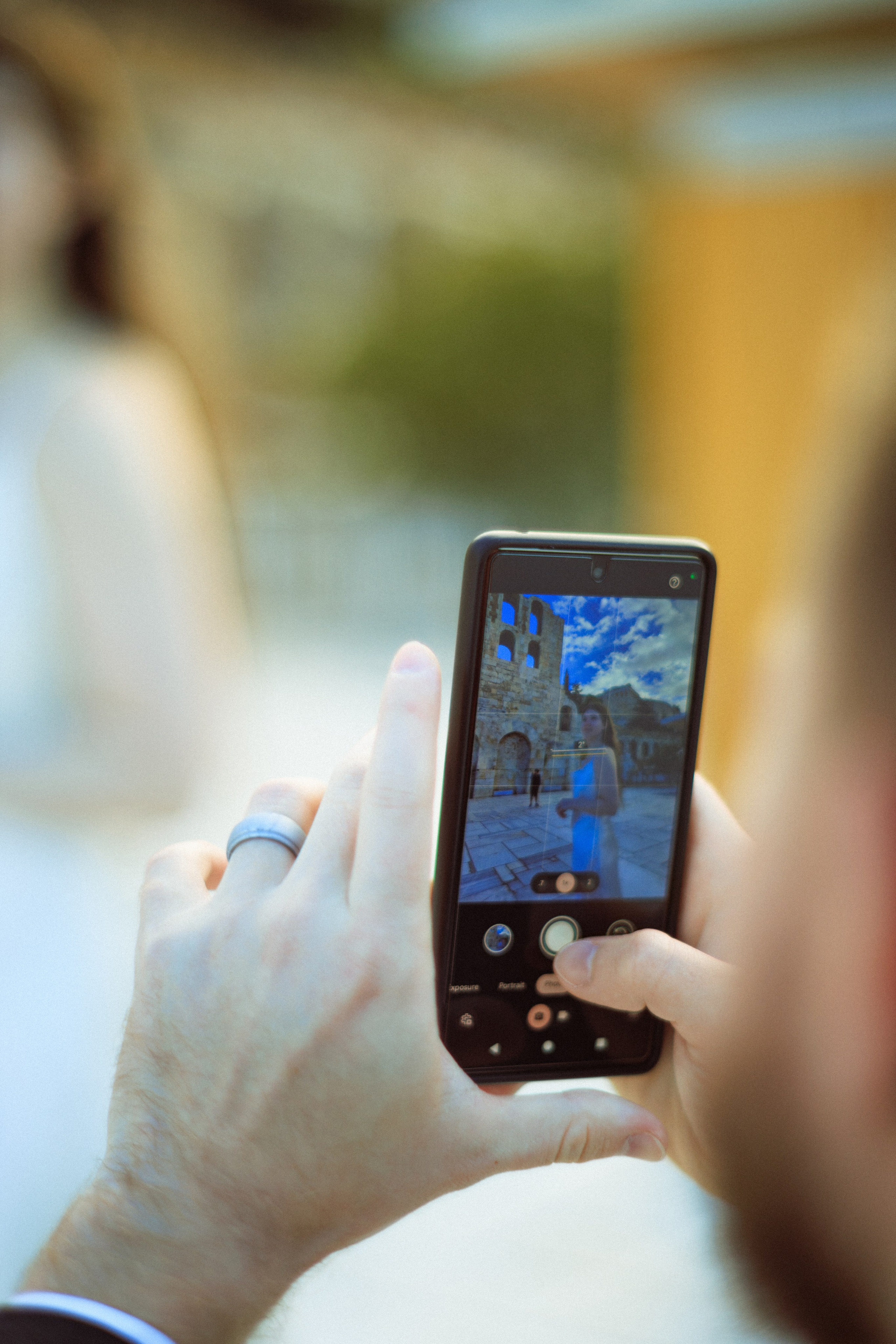 Ariel and John’s vows in center of Athens. Photographer in Greece Kristina