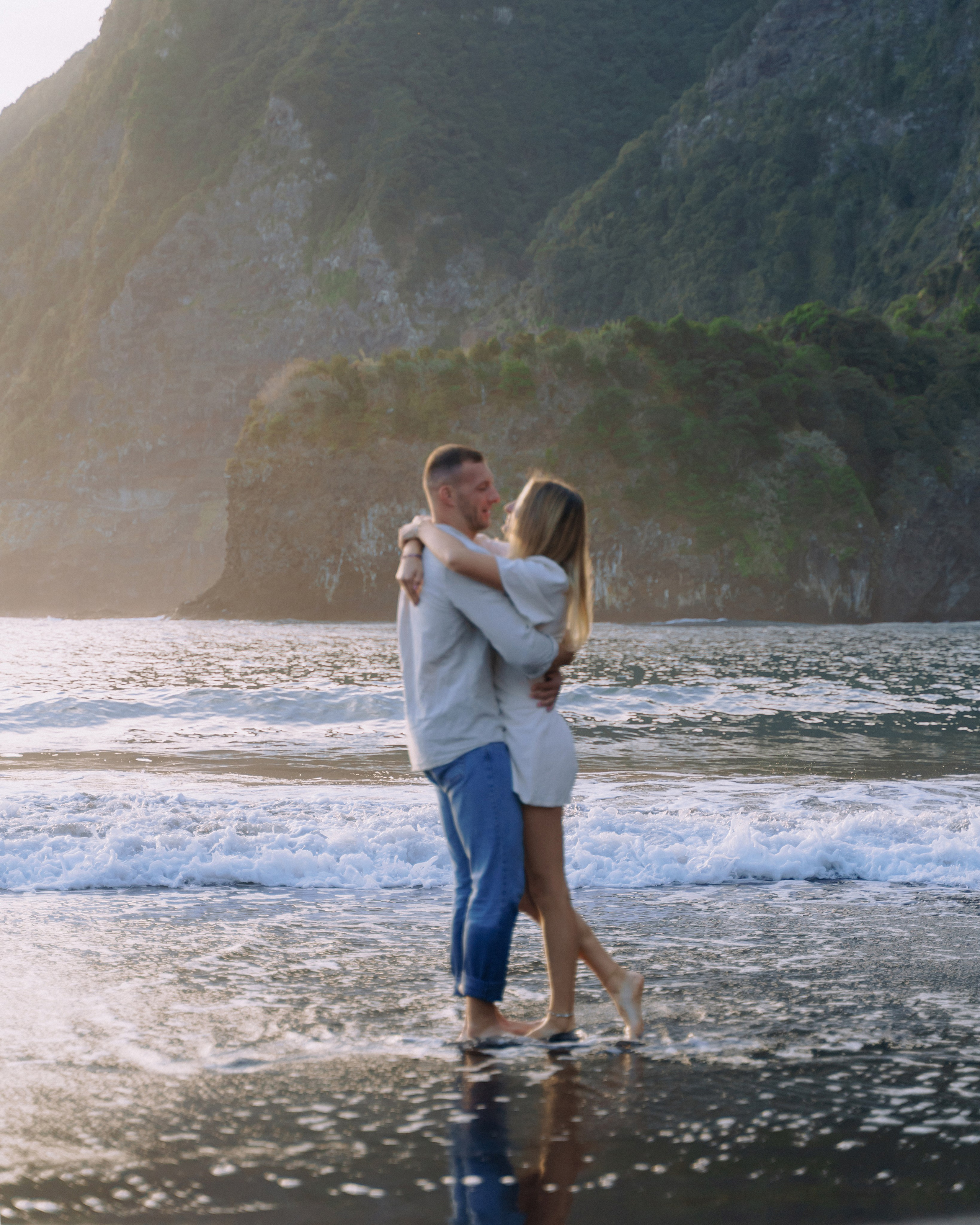 Couple Photoshoot at Seixal Beach — Irina & Vlad | Photographer in Madeira. Your photographer in Madeira
