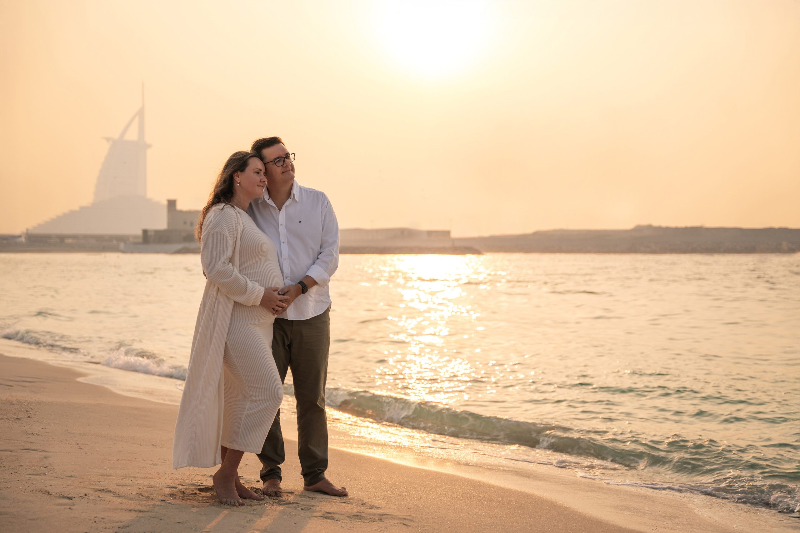 Beach sunset. Angela Iakovleva — Family Photographer in Dubai