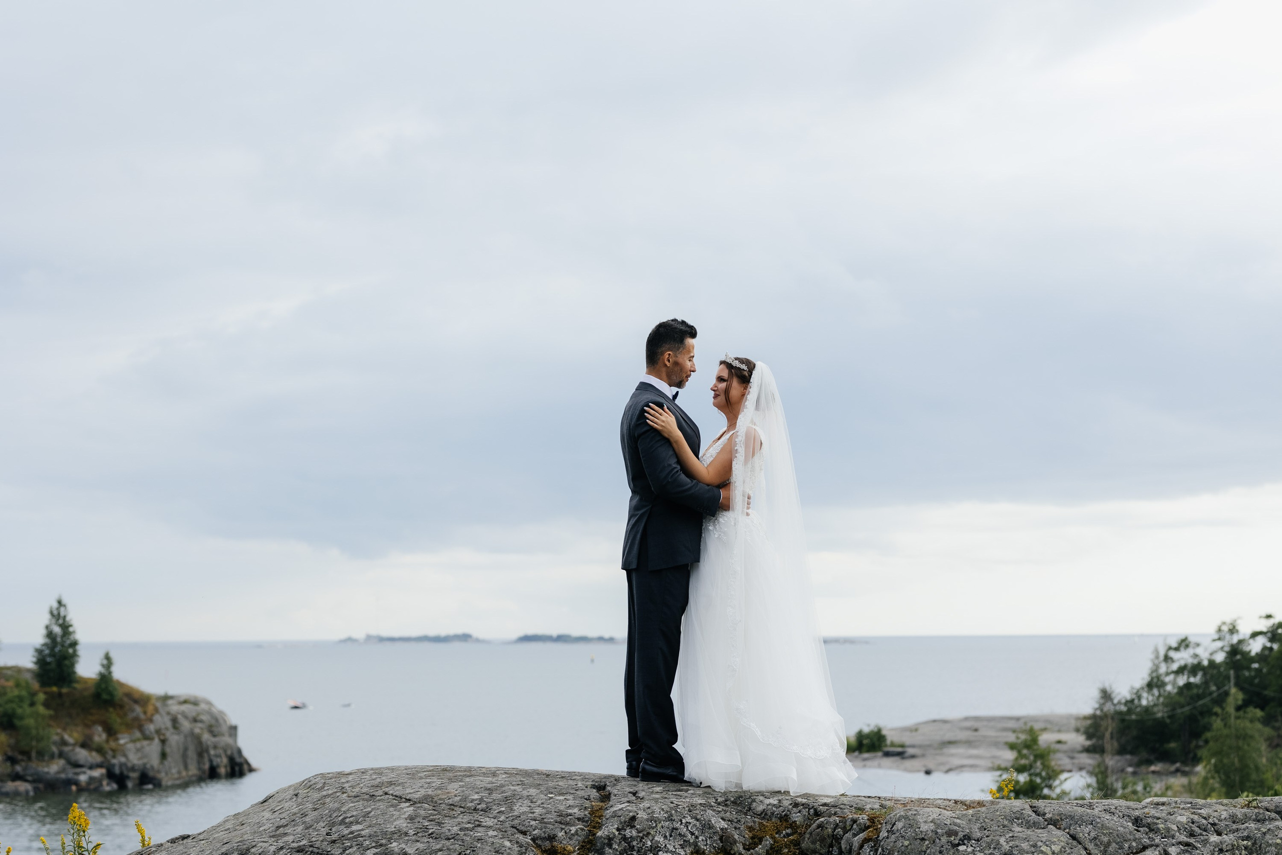 Häätarina Kaivopuistossa. Valokuvaaja Lahti, Helsinki Elena Salonen