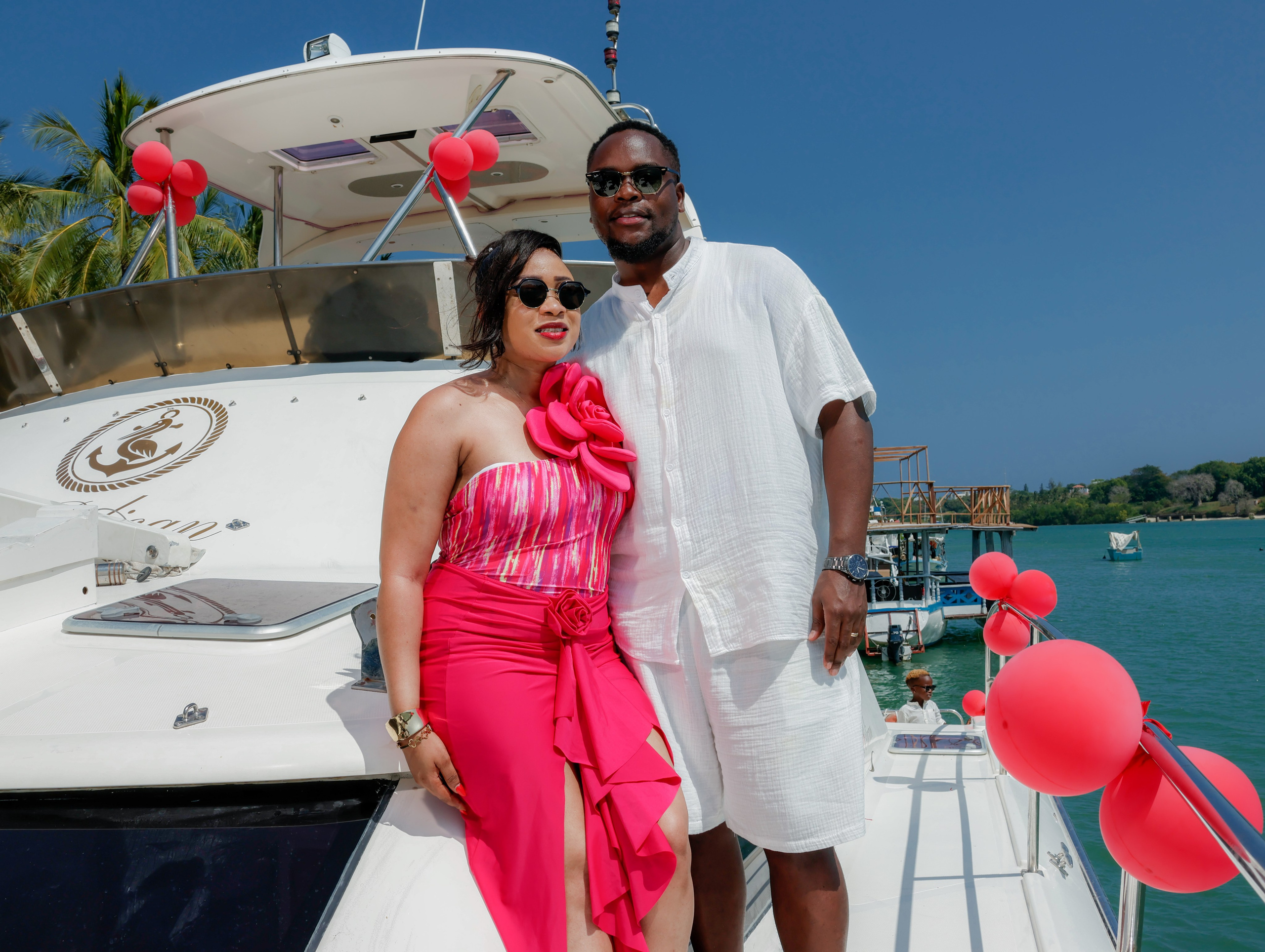 Emily Yacht Cruise Birthday Shoot. A creative consultant based in Mombasa, Kenya