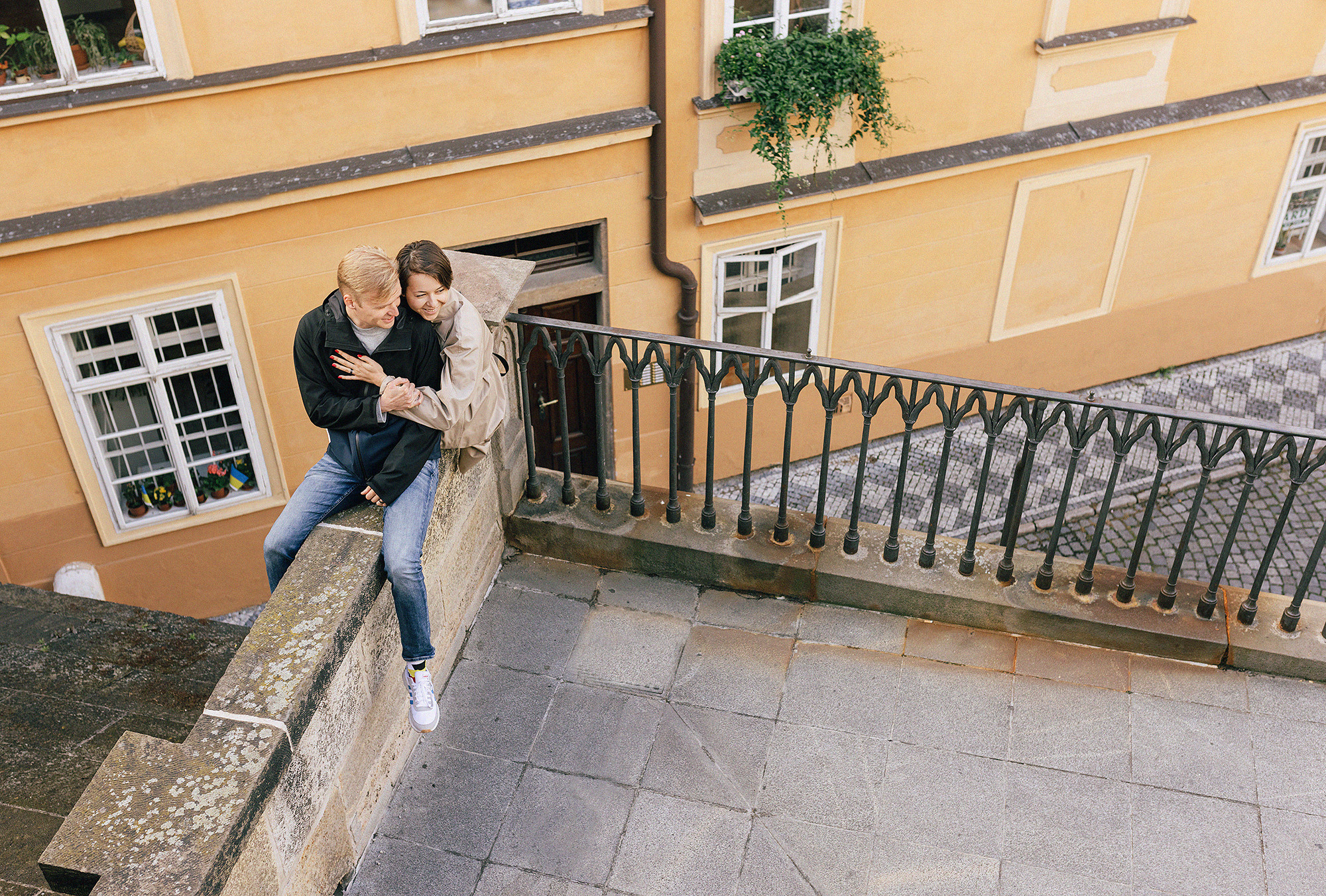 романтическая фотосессия в Праге