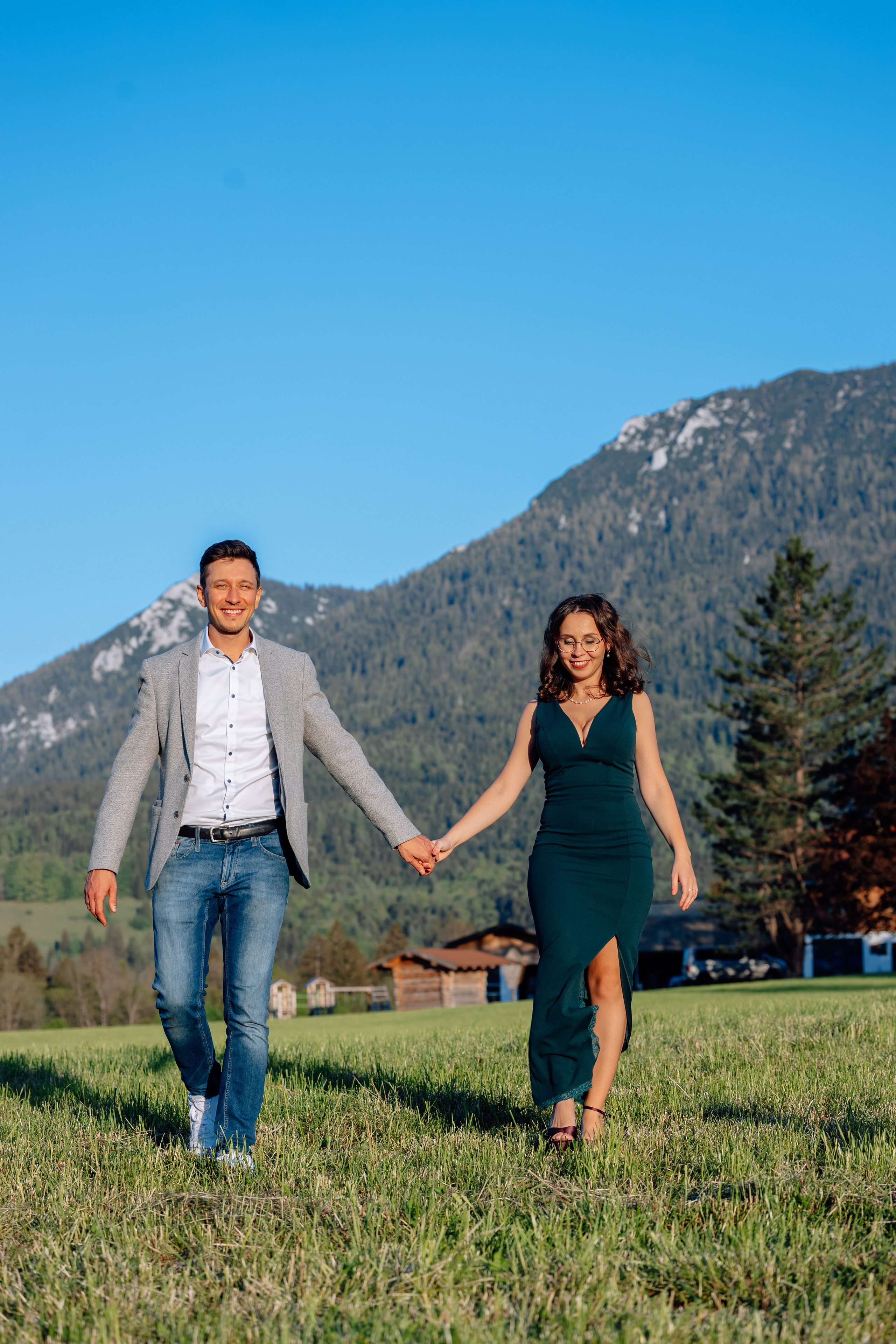 In der Nähe der Berge (bei Ruhpolding). Hochzeitsfotograf München Taufe Familienfotograf Tanja Mauke