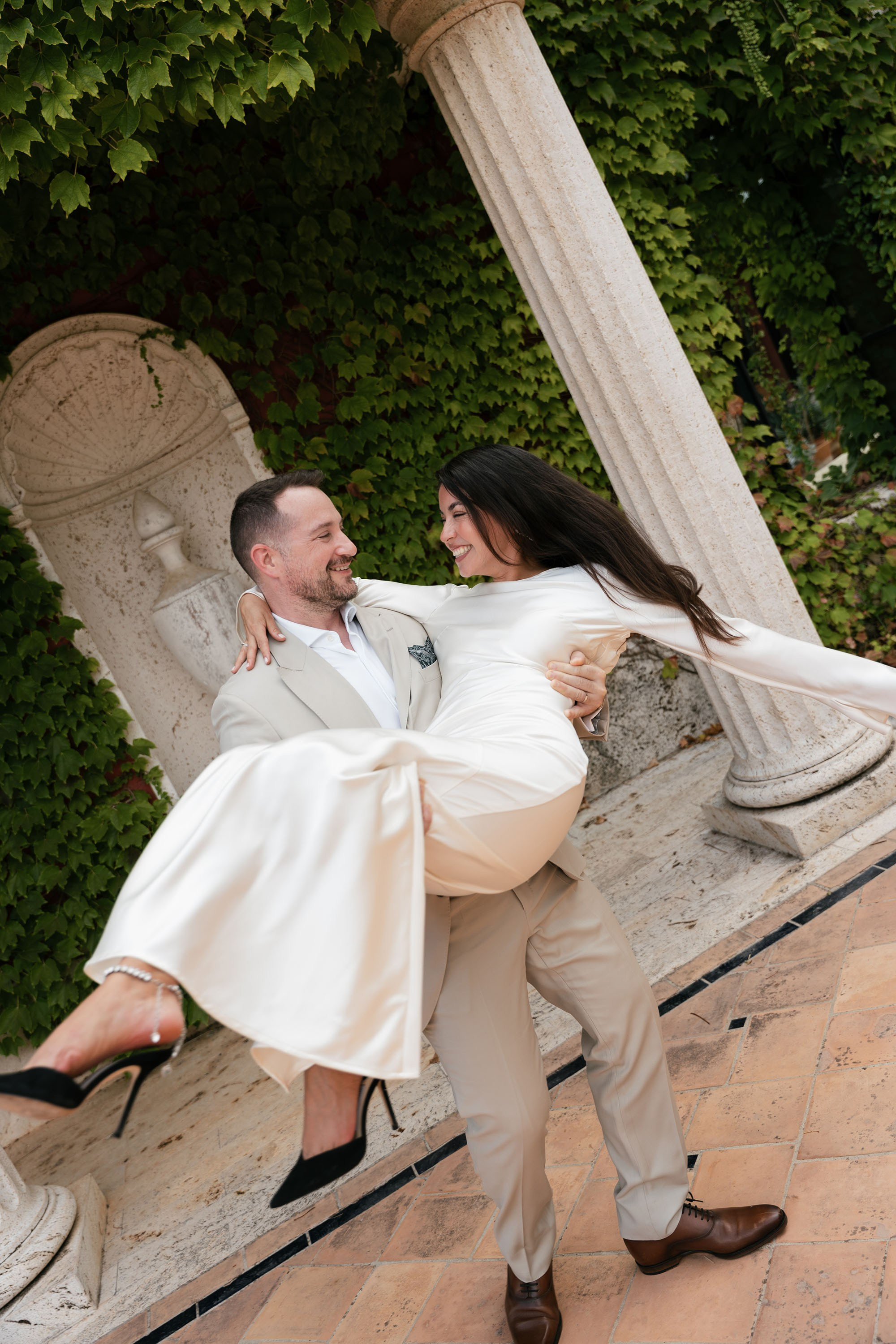 Johanna and Francesco. Destination Wedding Photographers and content creators based in Spain
