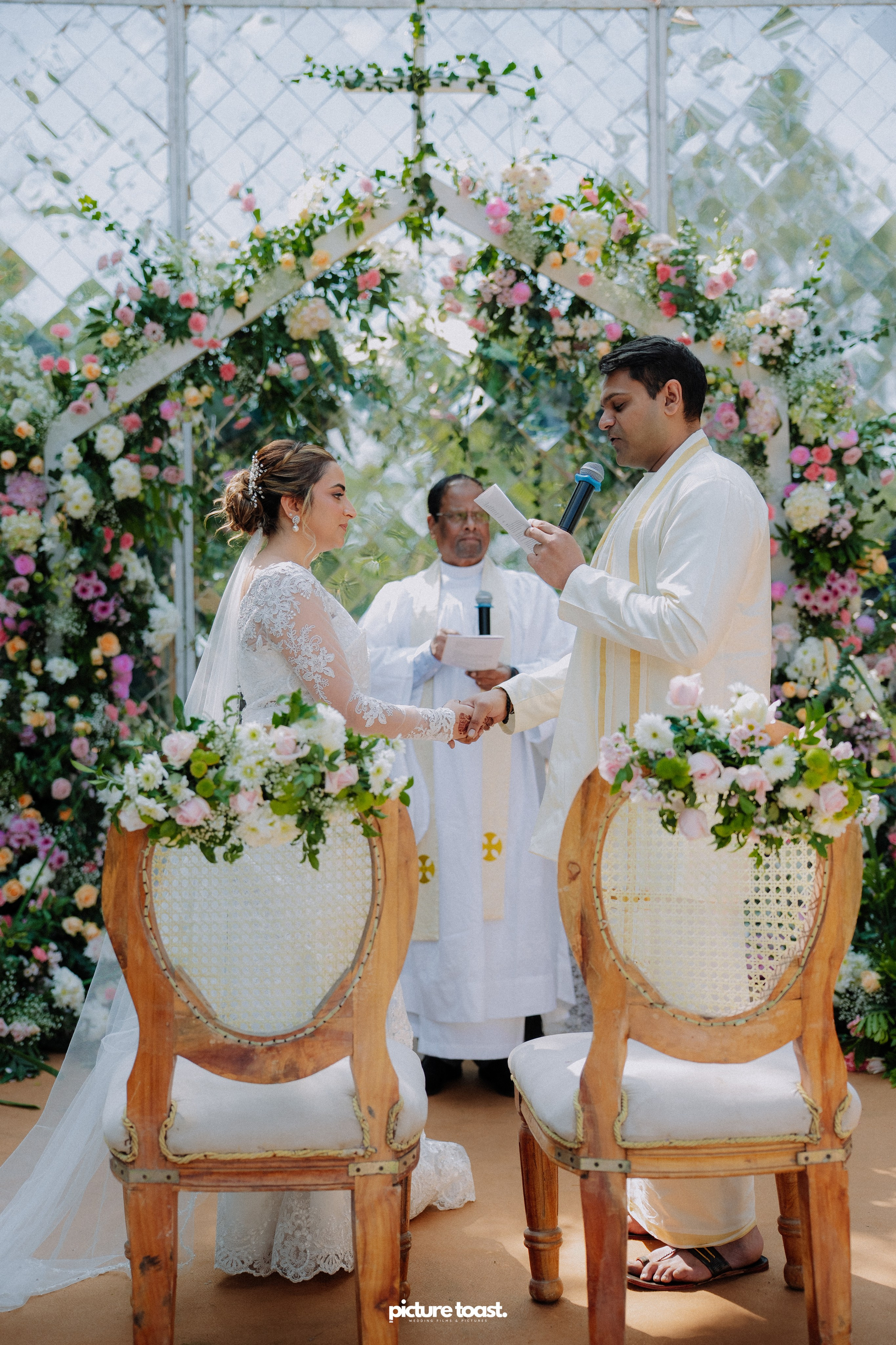 Blessing of Rajiv & Aashna. Fine art Wedding Photographers in India & Canada