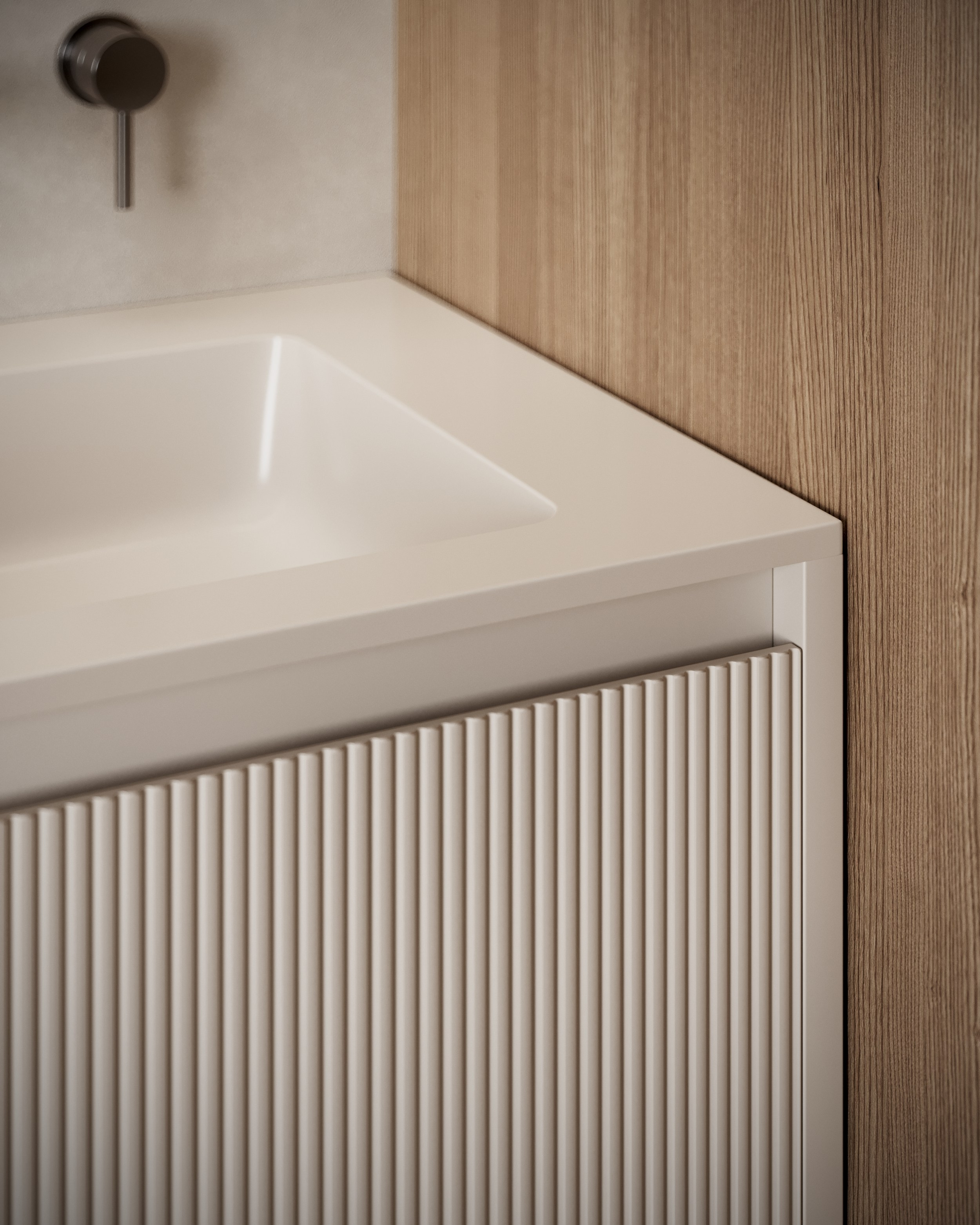 Bathroom design / Personal project. Interior designer / visualizer Lisa Oputina