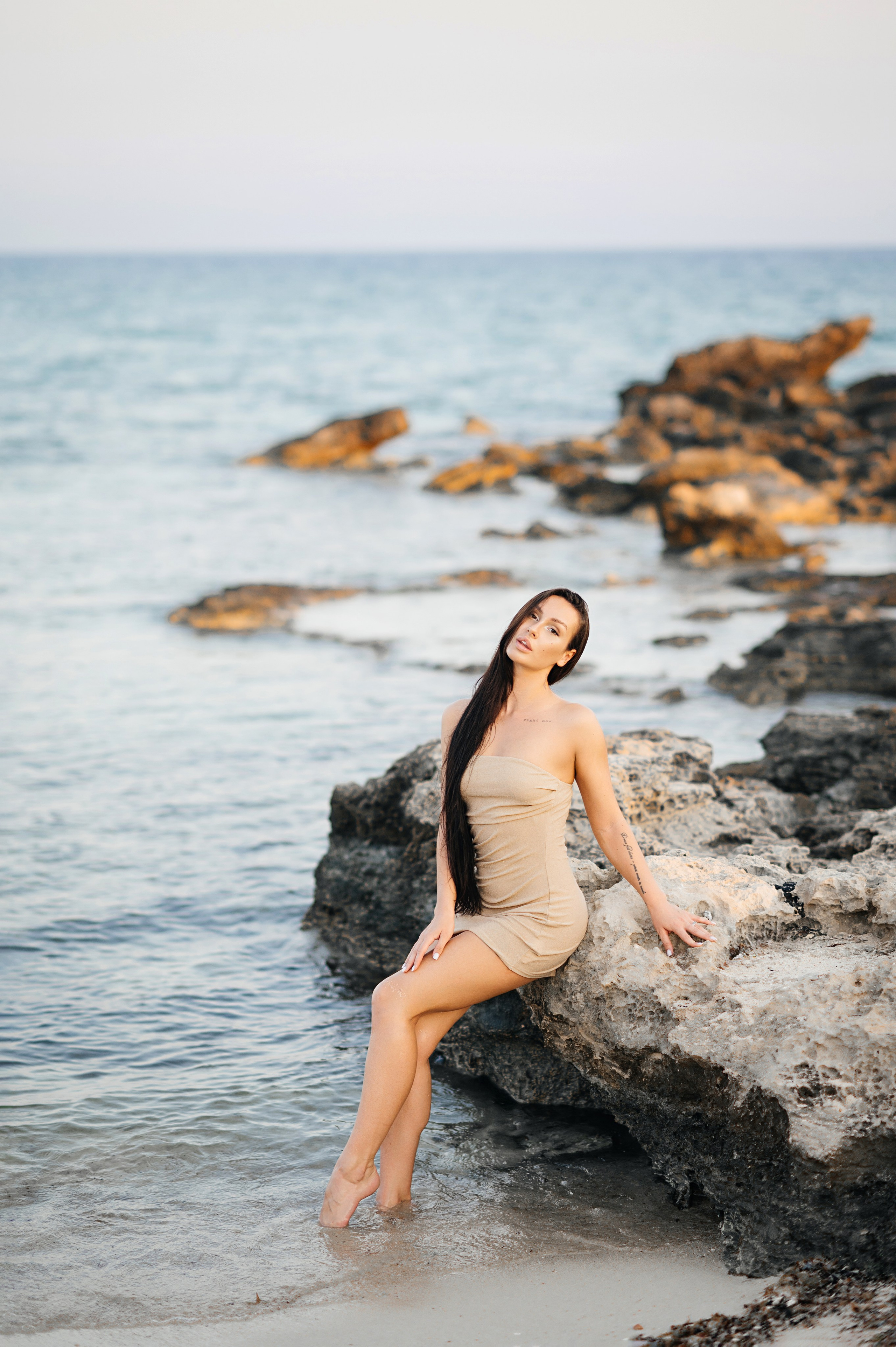 На пляже. Фотограф на Кипре