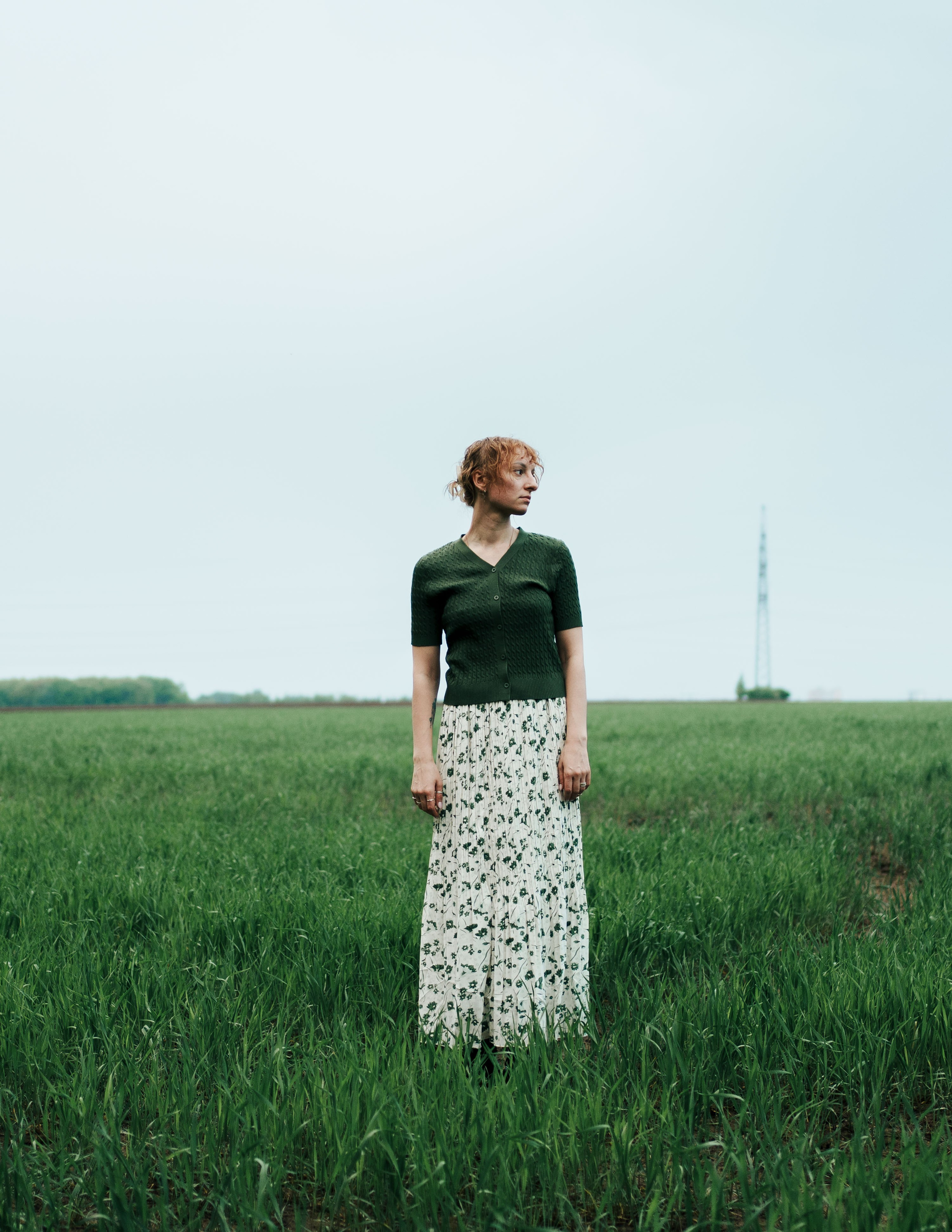 Greens. Alisha Geva женский портретный фотограф в Дубае