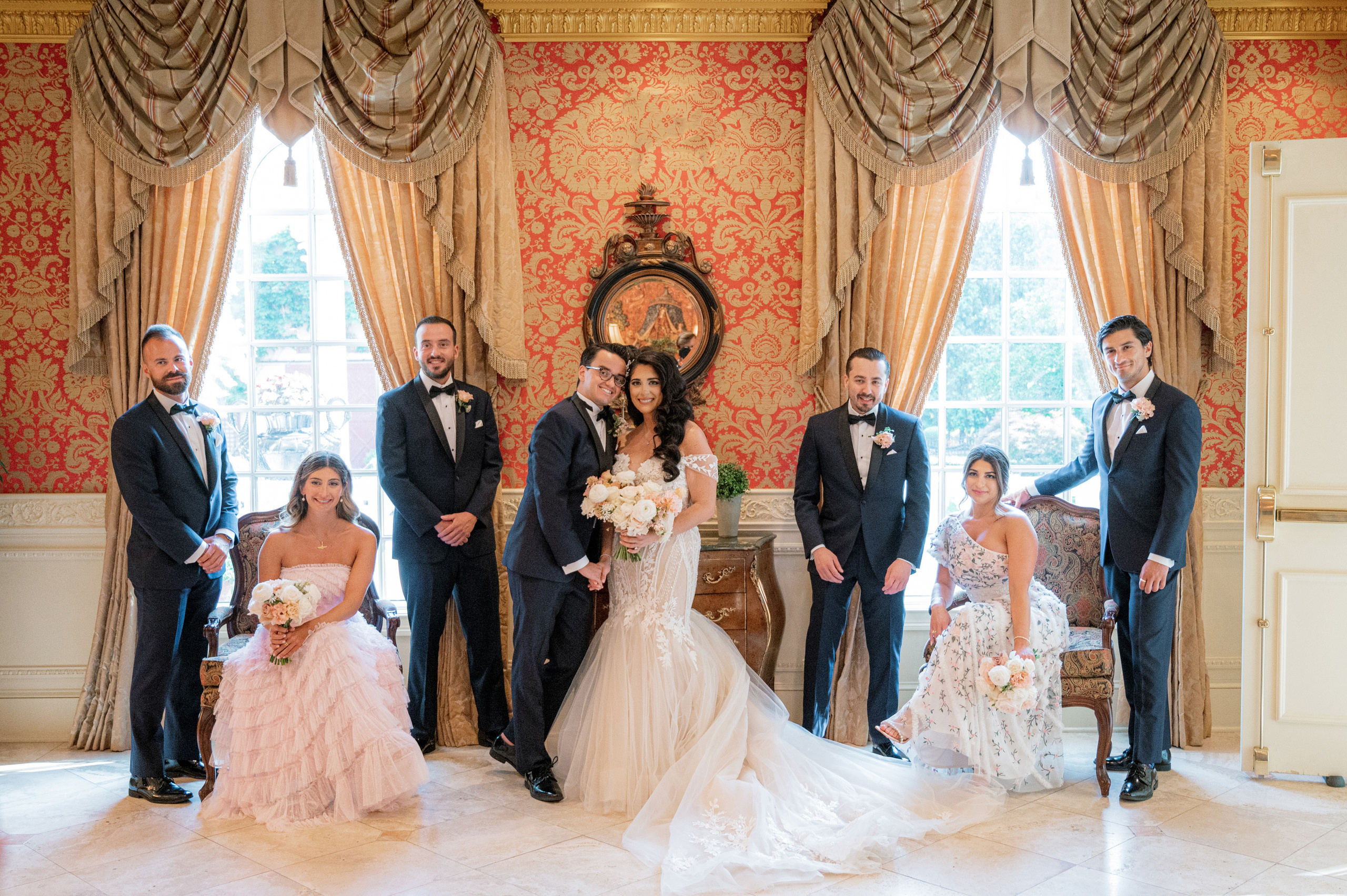 a group of people posing for a picture