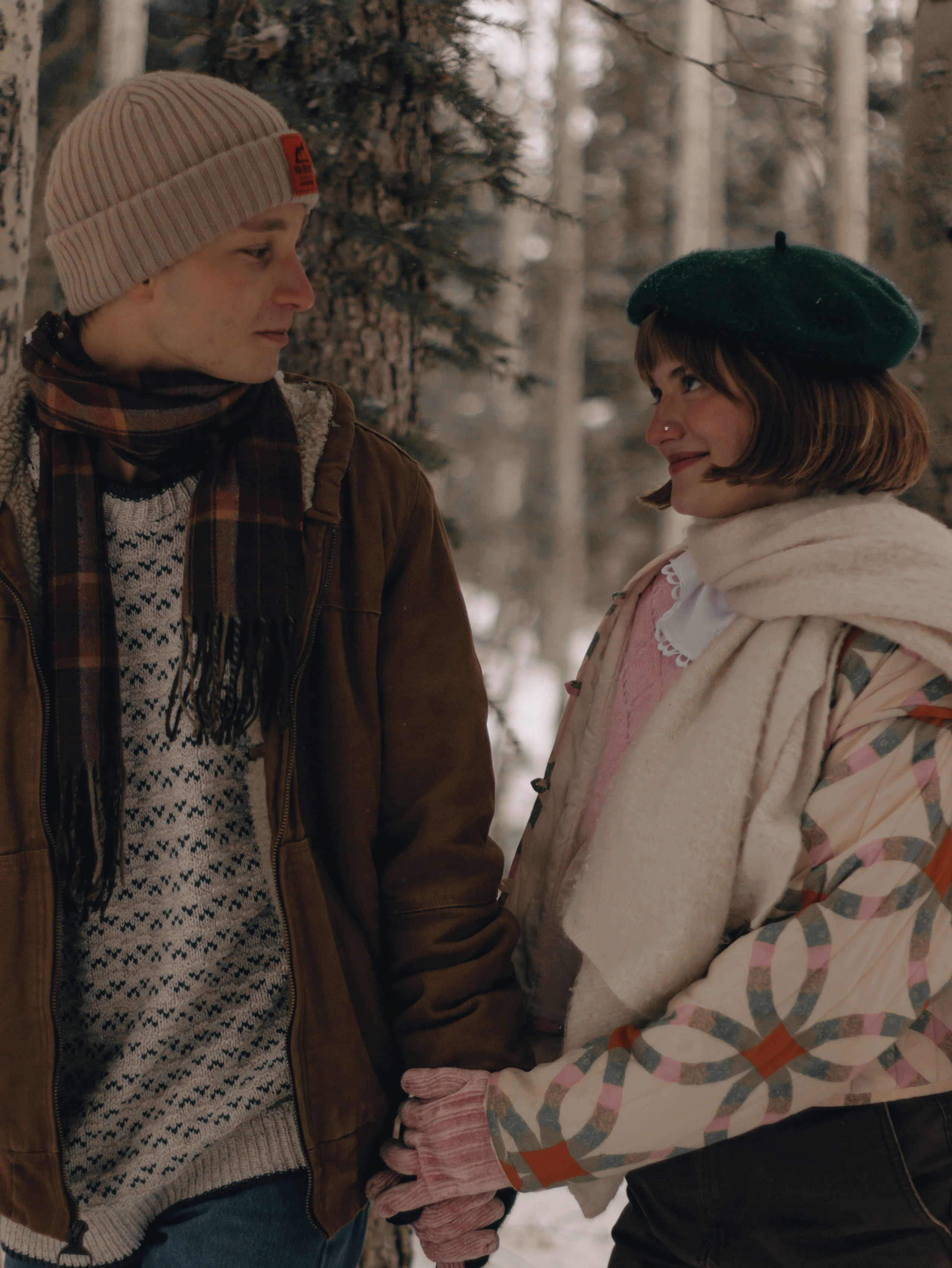 Edgy engagement session in Snow Canyon, Utah. Portrait and couples photographer in Florida, Valeriia Honcharova