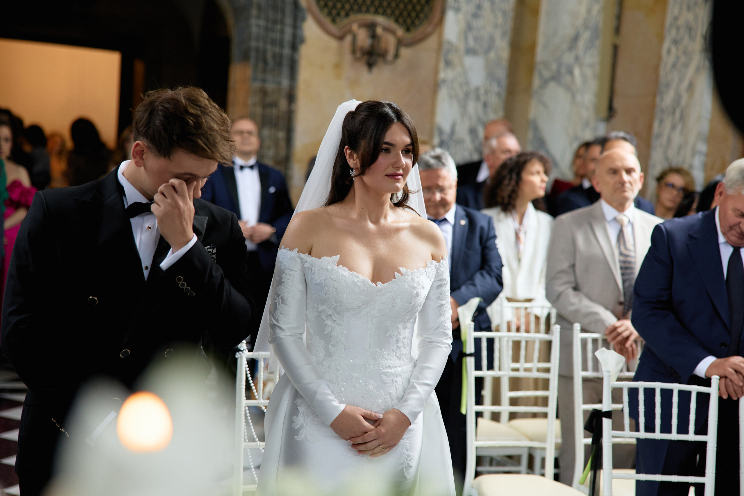 Wiktoria & Kacper. Pałac Goetz. Fotograf ślubny i rodzinny w Krakowie Yana Klymova
