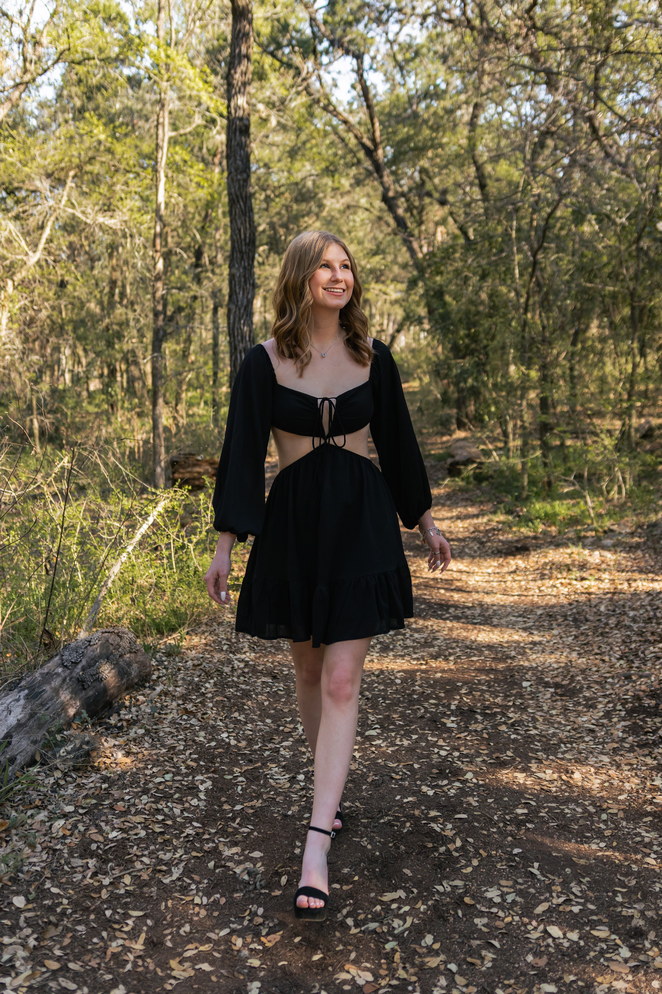 Raleigh’s graduation photoshoot at the Zilker Botanical Gardens
