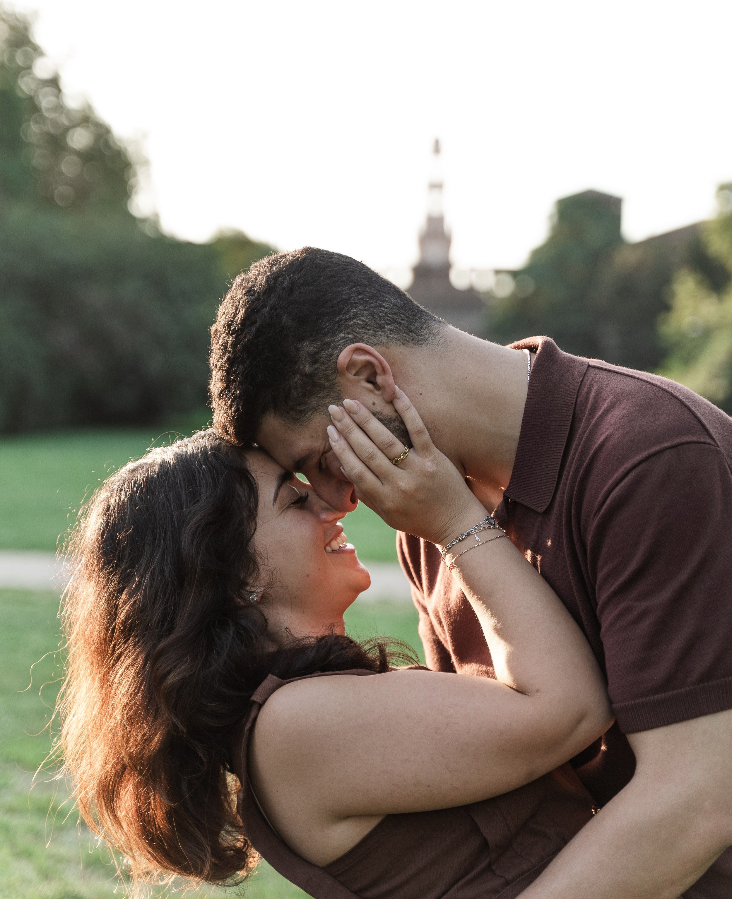 Sunrise Proposal in Milan. Proposal Photographer in Lake Como