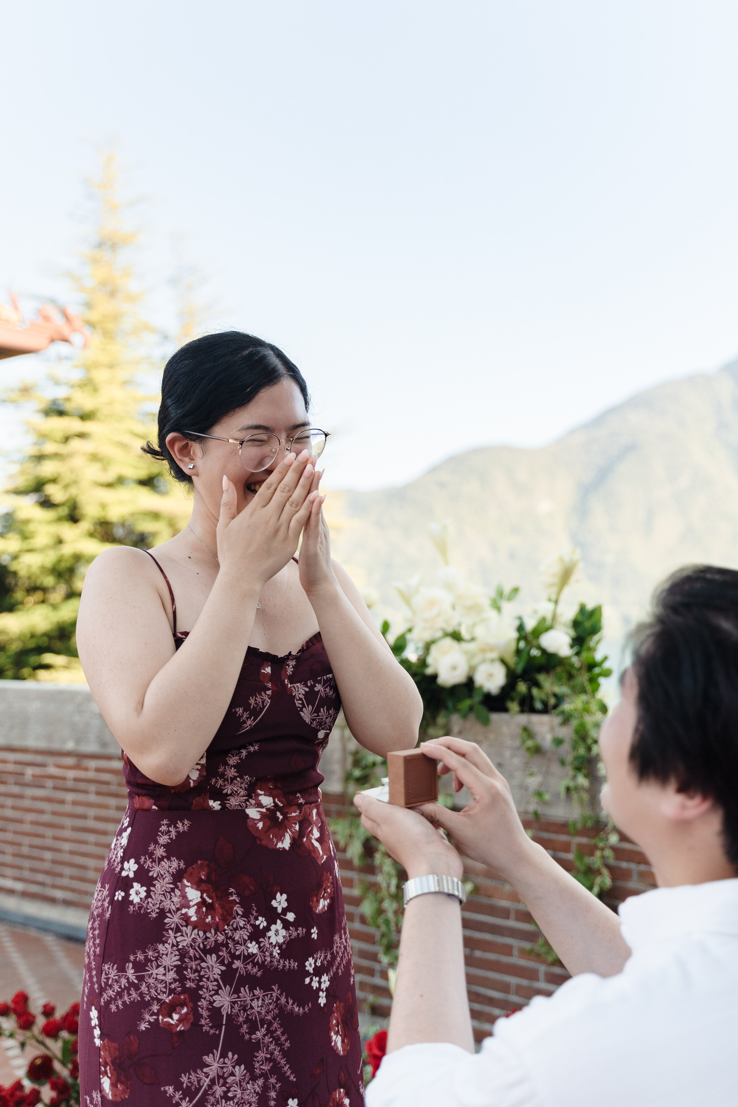 Villa Pessina Secret Proposal on Lake Como. Proposal Photographer in Lake Como