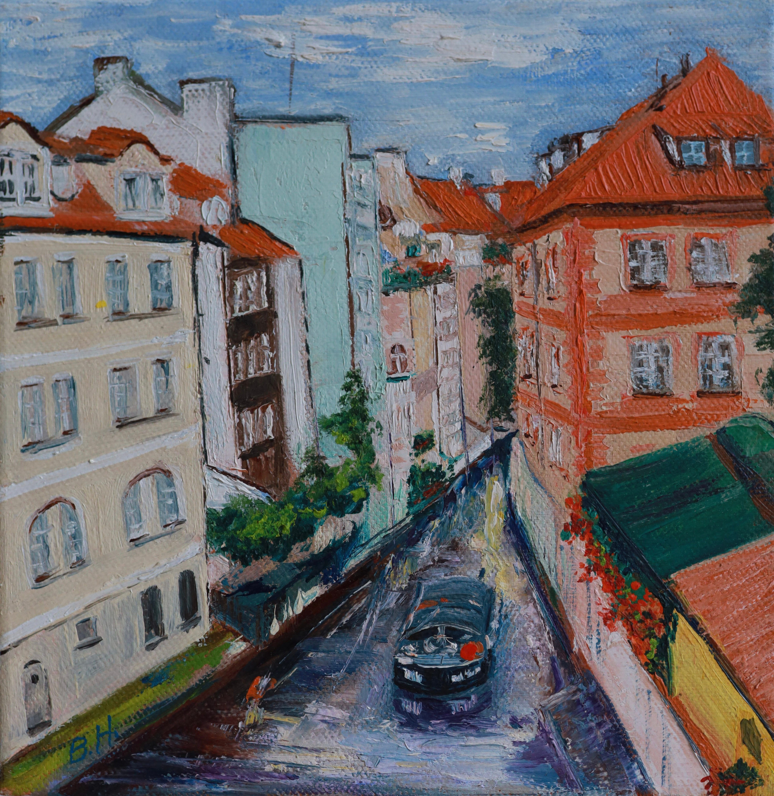 PRAŽSKÉ BENÁTKY. GALA художник из г. Харьков в Чехии